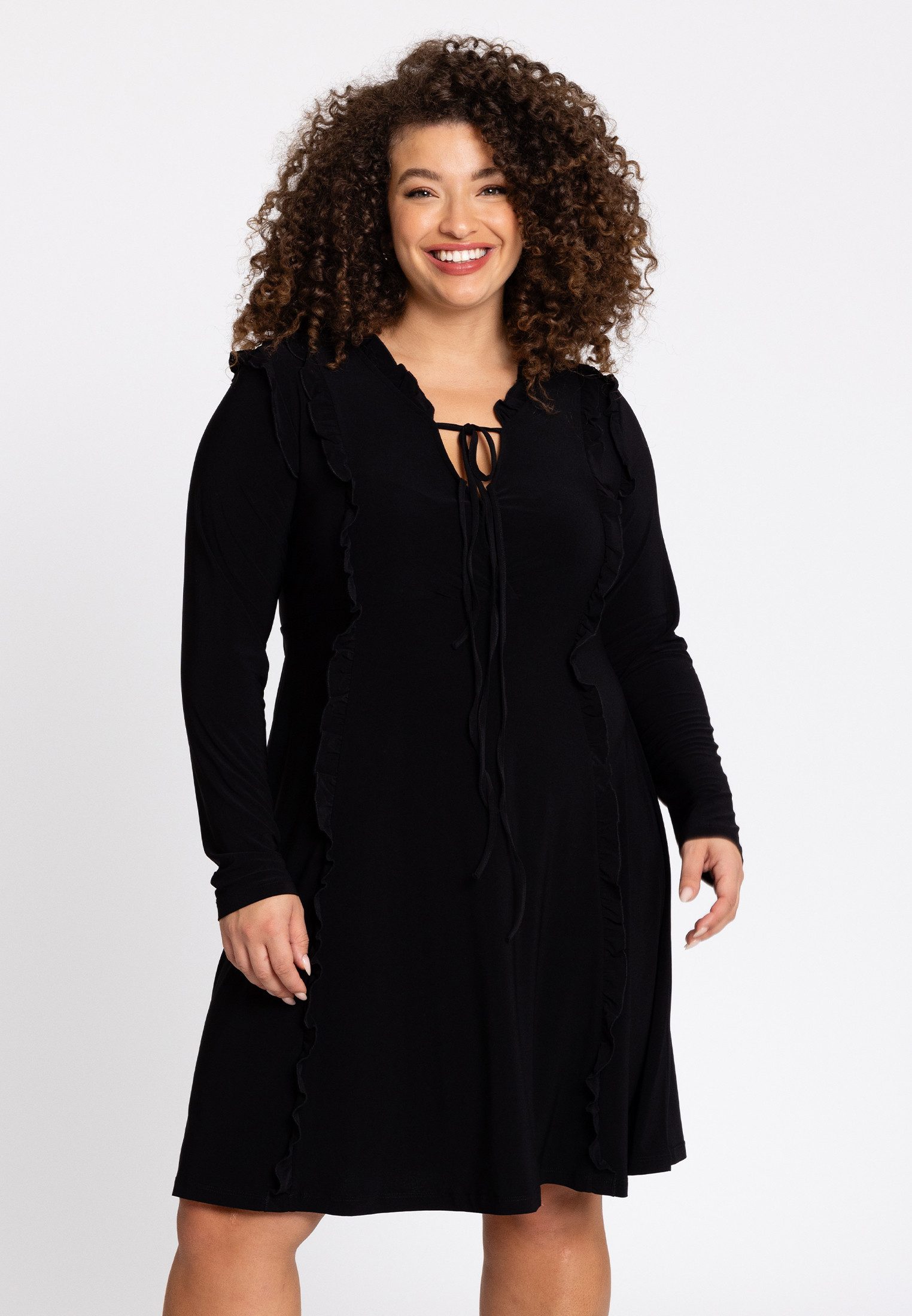 YOEK A-Linien-Kleid Damen Kleid Große Größen günstig online kaufen