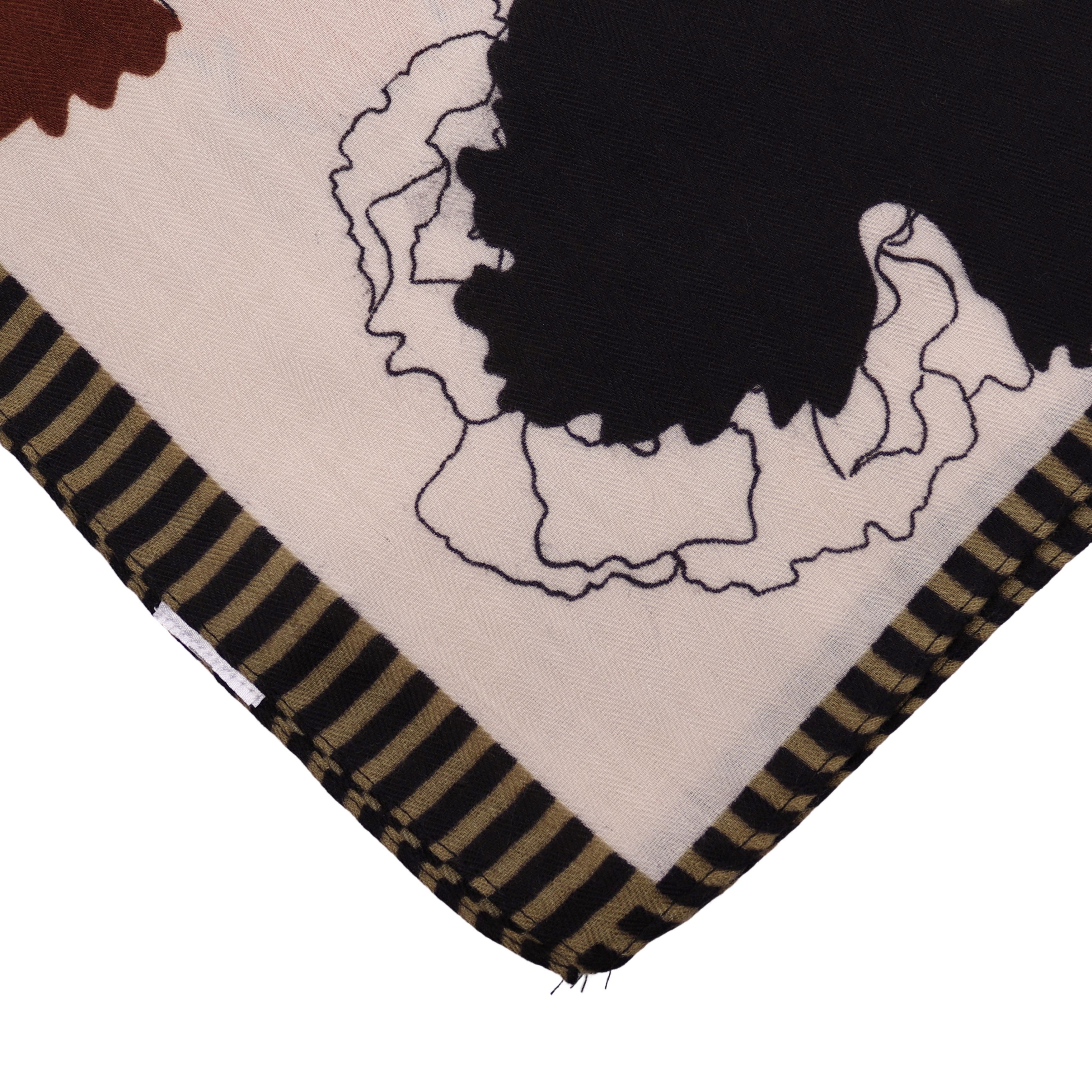 MIRROSI Nickituch Vierecktuch ca. 70x70cm wunderschöne Mustern, Damen Halstuch ideal für Frühling, Sommer oder Herbst