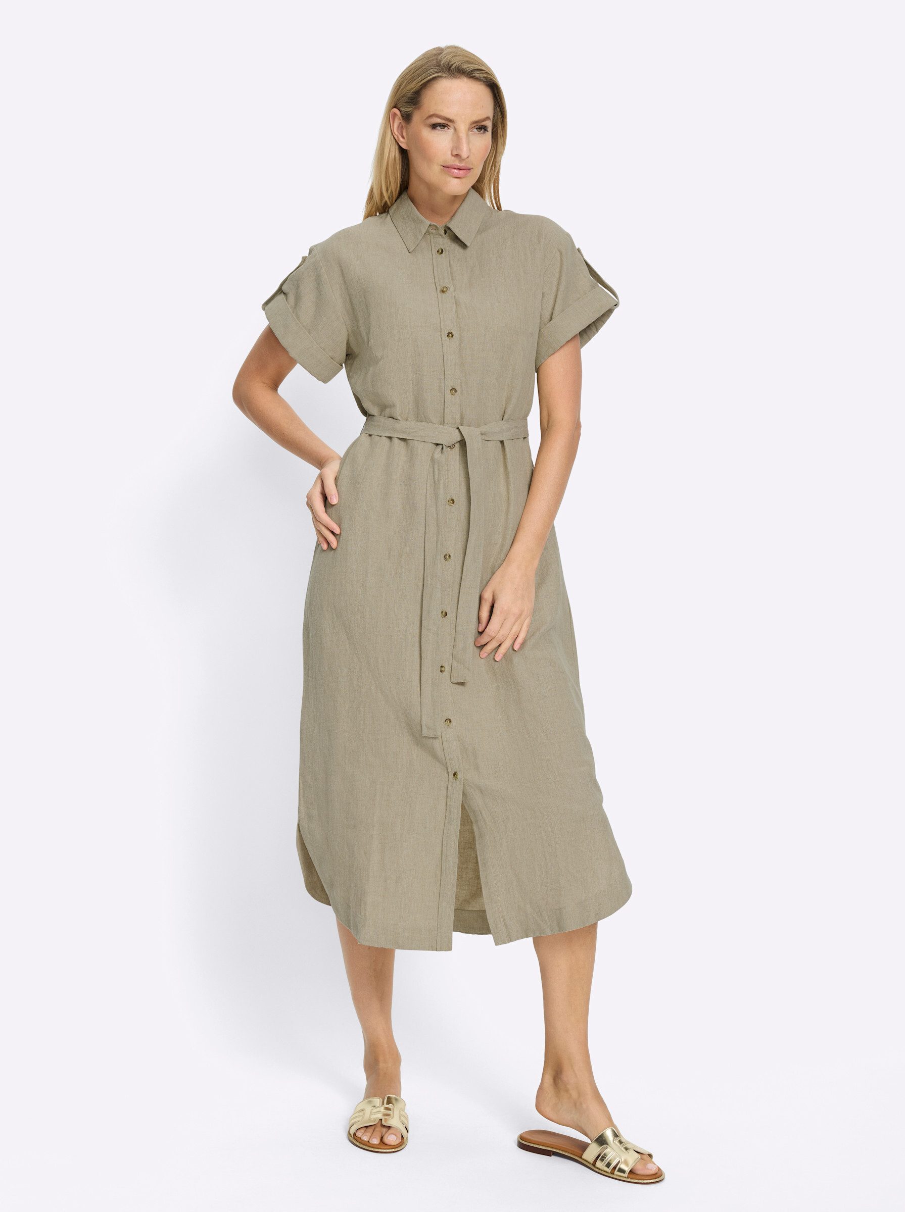 heine Etuikleid Kleid Kurzarm