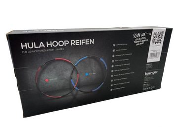 baenger Hula-Hoop-Reifen baenger Hula Hoop Reifen Erwachsene Edelstahlkern 8 Segmente Hullahoop