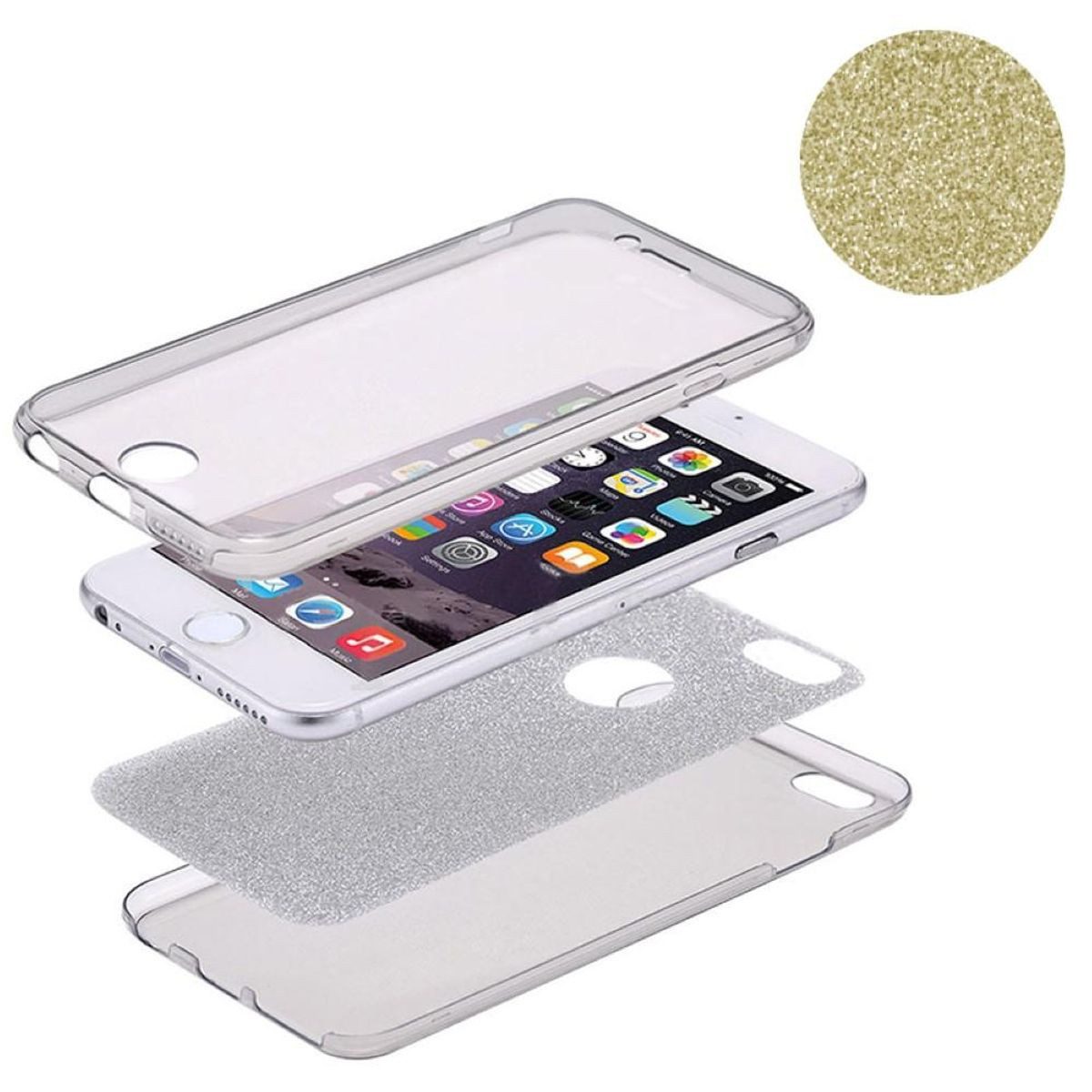 König Design Handyhülle Samsung Galaxy A3 (2016), Samsung Galaxy A3 (2016) Handyhülle Backcover Gold