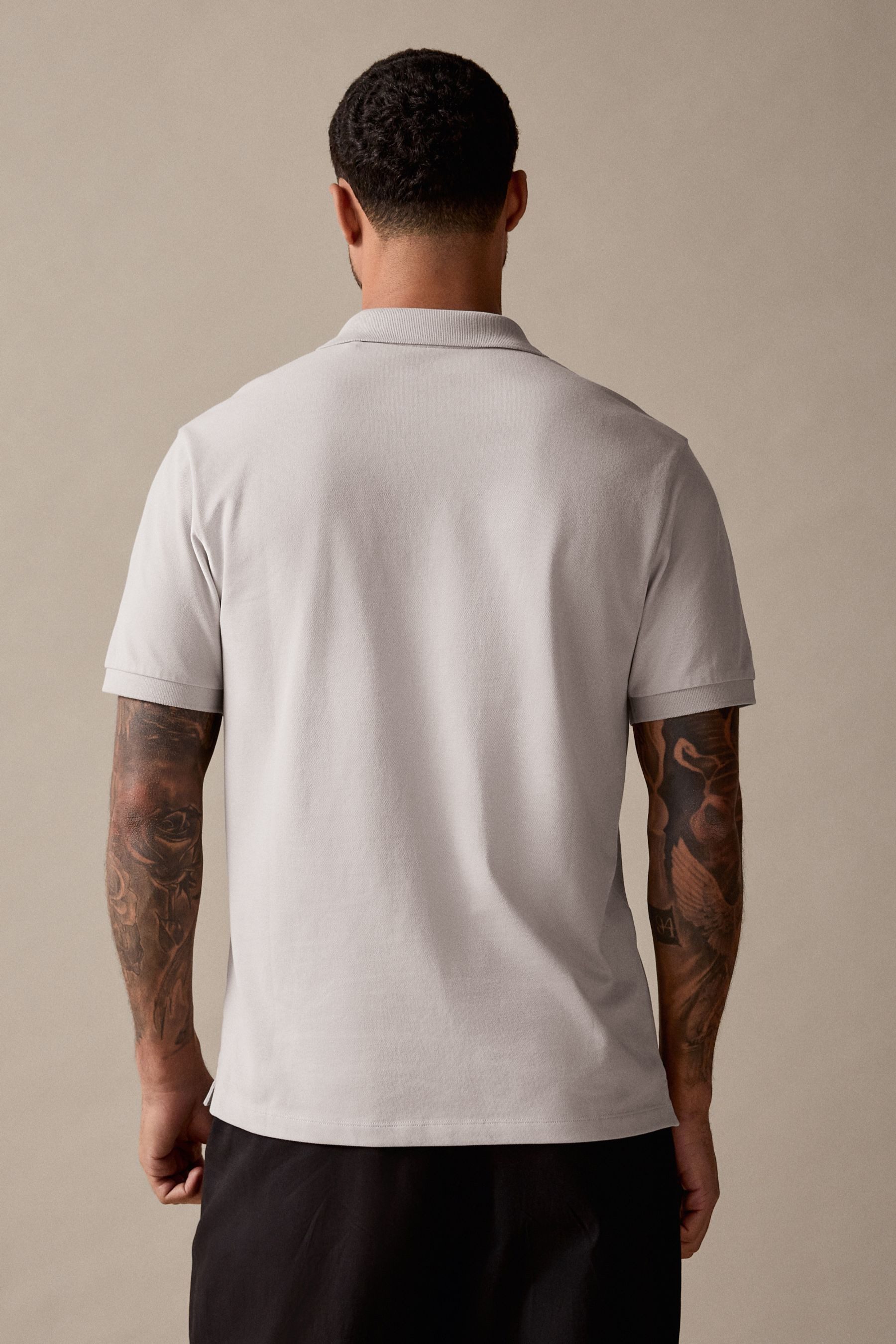 Next Poloshirt Piqué-Polo-Shirt mit Reverskragen (1-tlg)