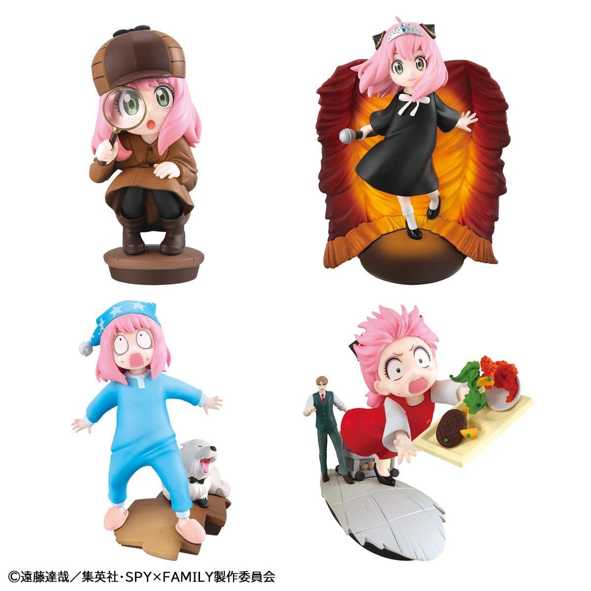 MegaHouse Merchandise-Figur Spy x Family Petitrama PVC Mini-Statue Vol. 3 Set 8 cm