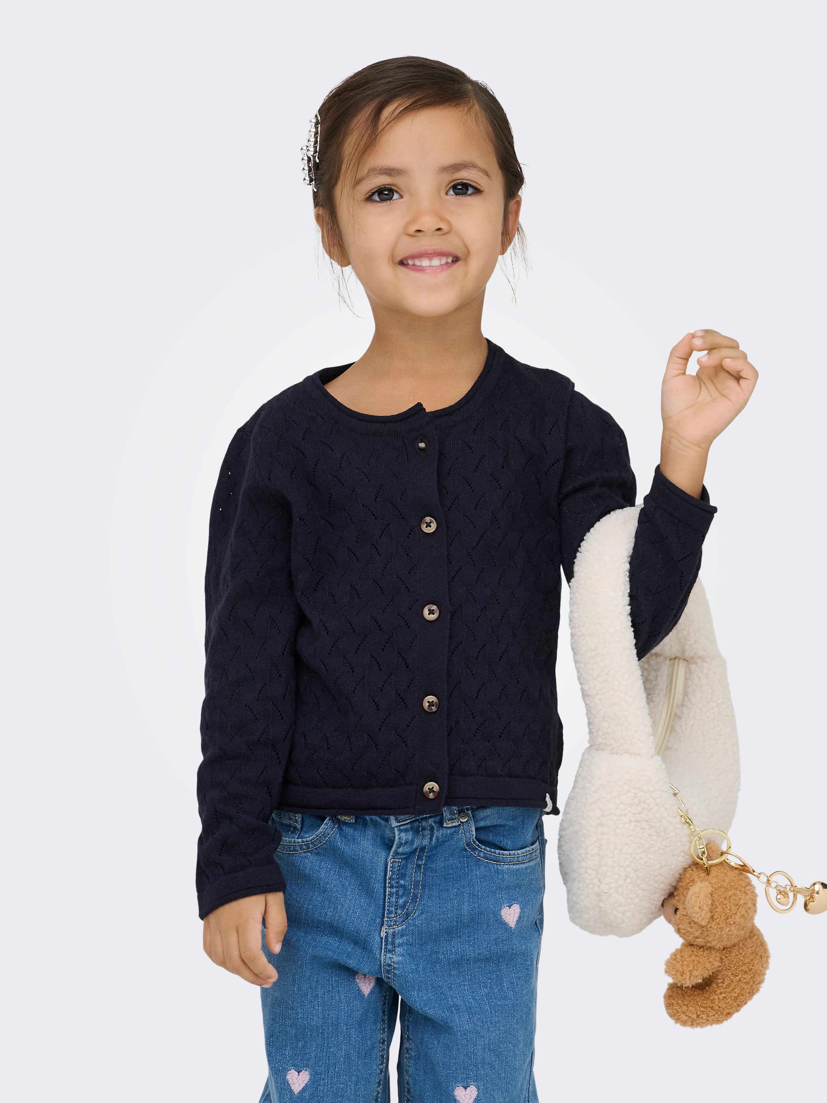 KIDS ONLY Strickjacke KMGMEGAN LIFE LS CARDIGAN KNT NOOS