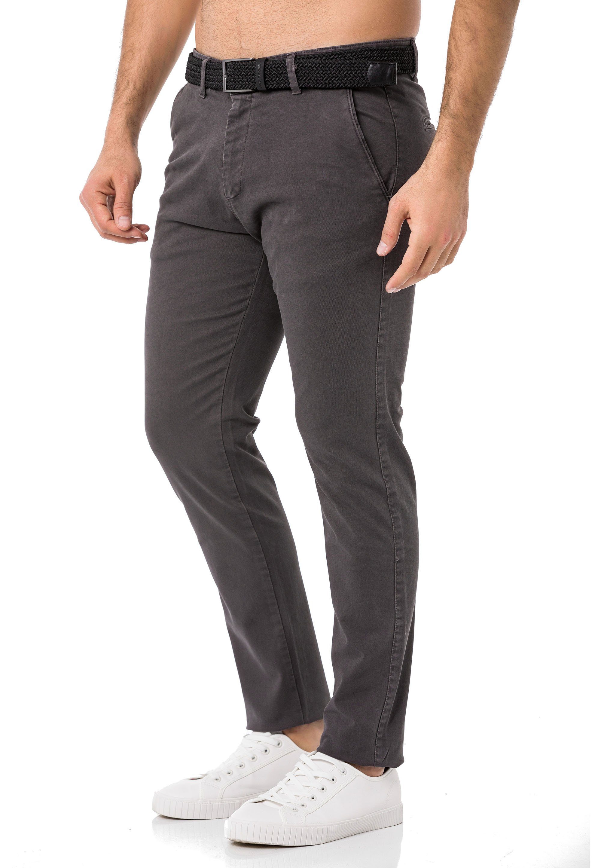 RedBridge Chinohose inklusive hochwertigem Stretch-Gürtel Casual – Bild 3 von 5