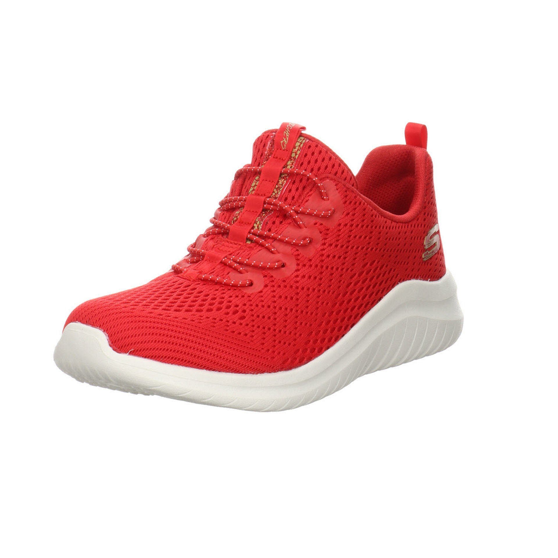 Ultra Damen Sneaker Schuhe Flex 2.0 Skechers Textil Sneaker red/white Sneaker