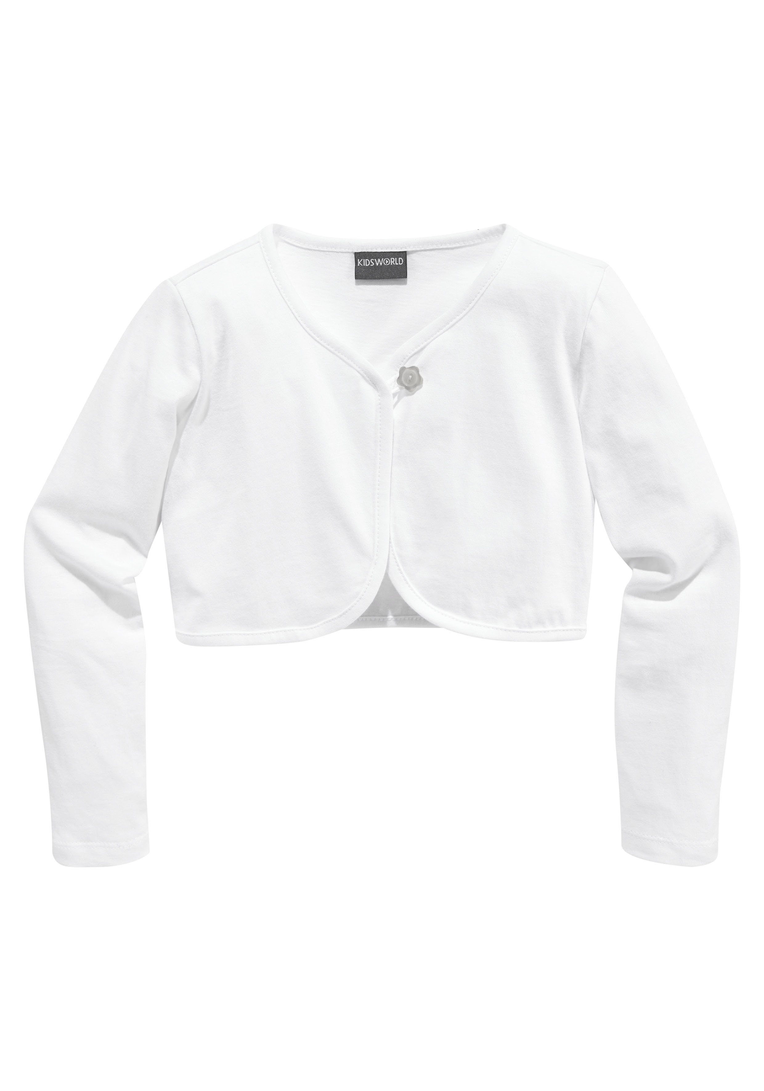 KIDSWORLD Bolero, Kleid & Leggings 3tlg. Set, Komplett Outfit mit Sternenmuster (Set, 3-tlg., 3) mit niedlicher Bolero-Jacke. Reduzierter Preis € 27,99. Unverbindliche Preisempfehlung € 39,99, (€ 27,99 pro 1 Stk)