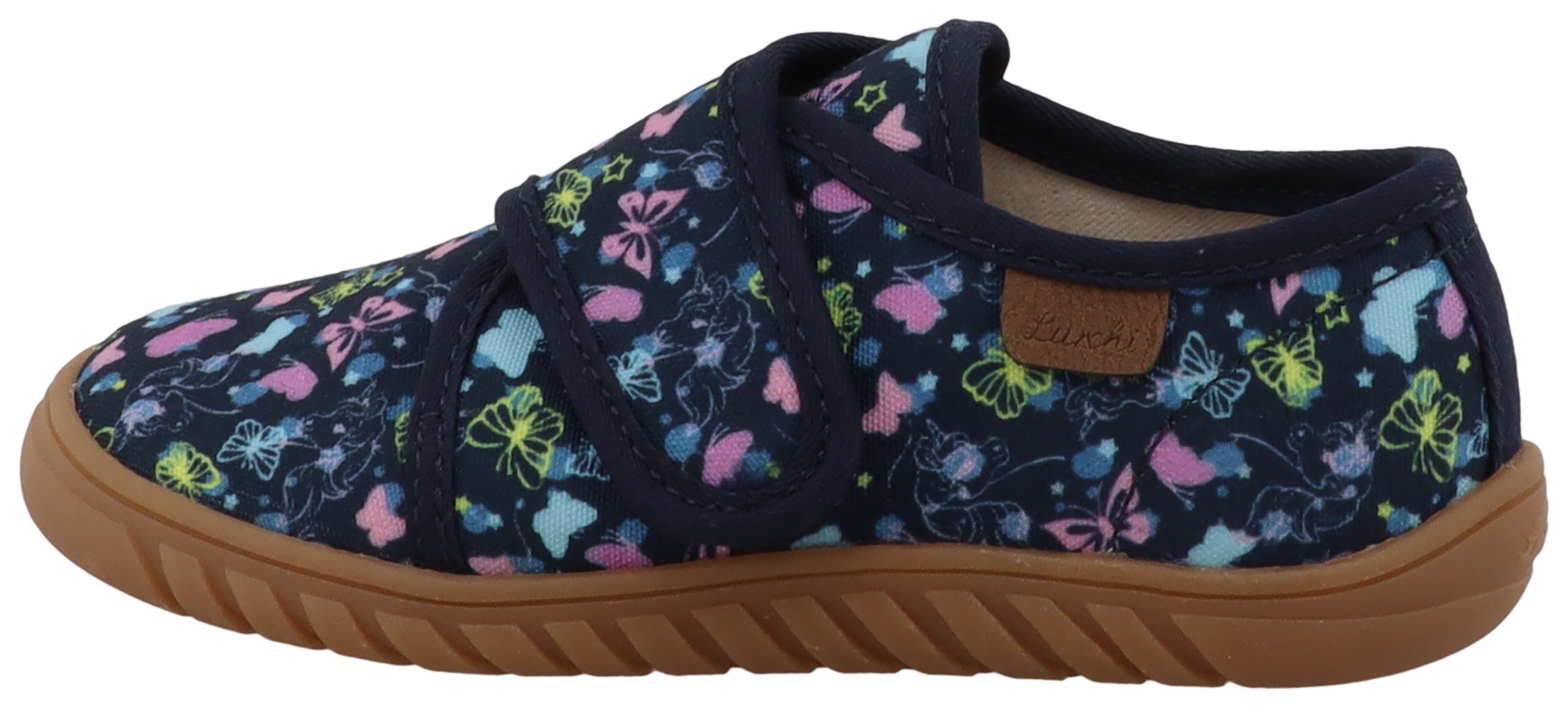 Lurchi Bibu 2 Barefoot Barfußschuh Klettschuh, Kinderschuh mit süßem Motiv, Größenschablone zum Download