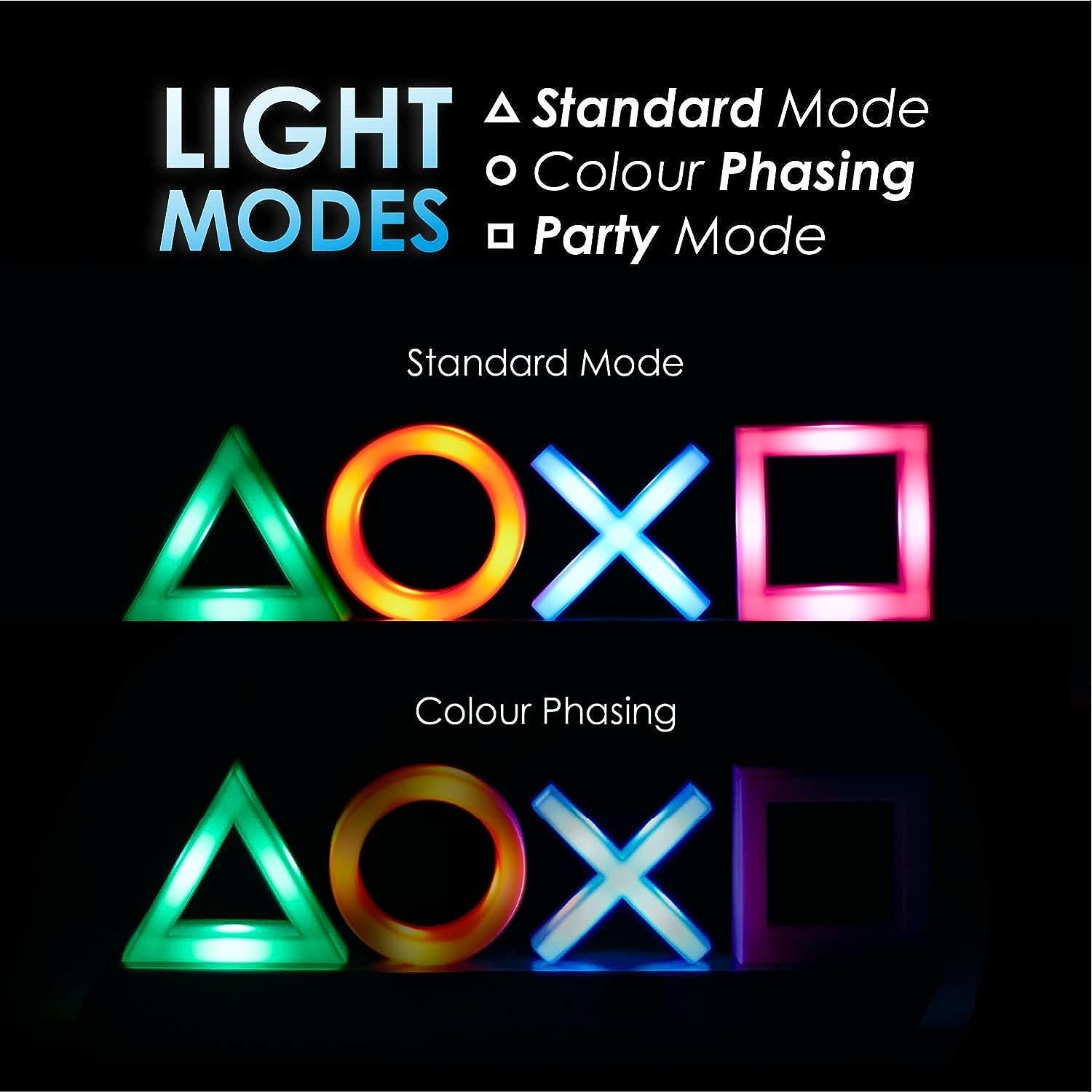 Gaming LED Playstation Lampe Licht autolock - PS Symbol Stripe Leuchtreklame Neonlicht -