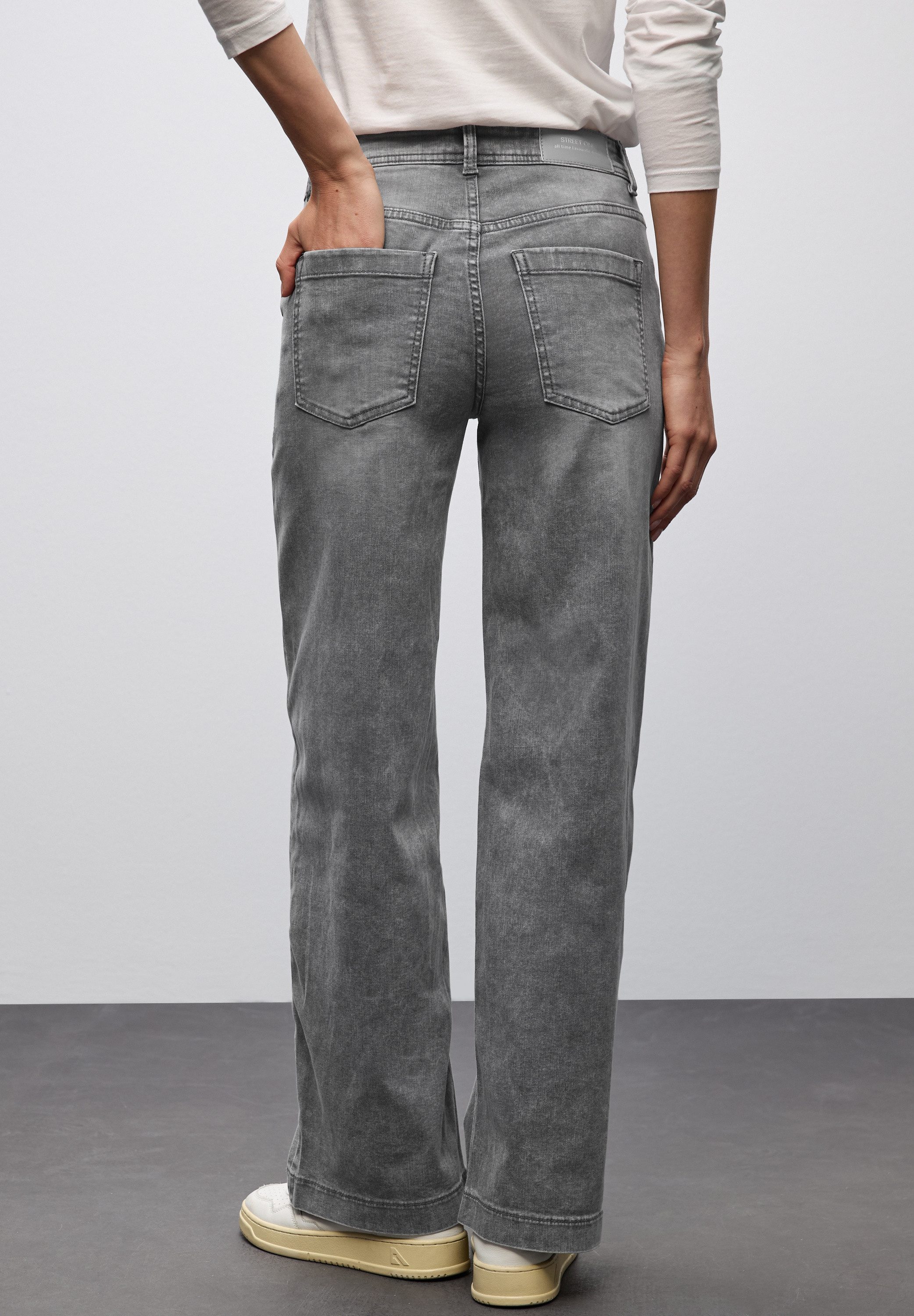 STREET ONE Weite Jeans im Five-Pocket Style günstig online kaufen