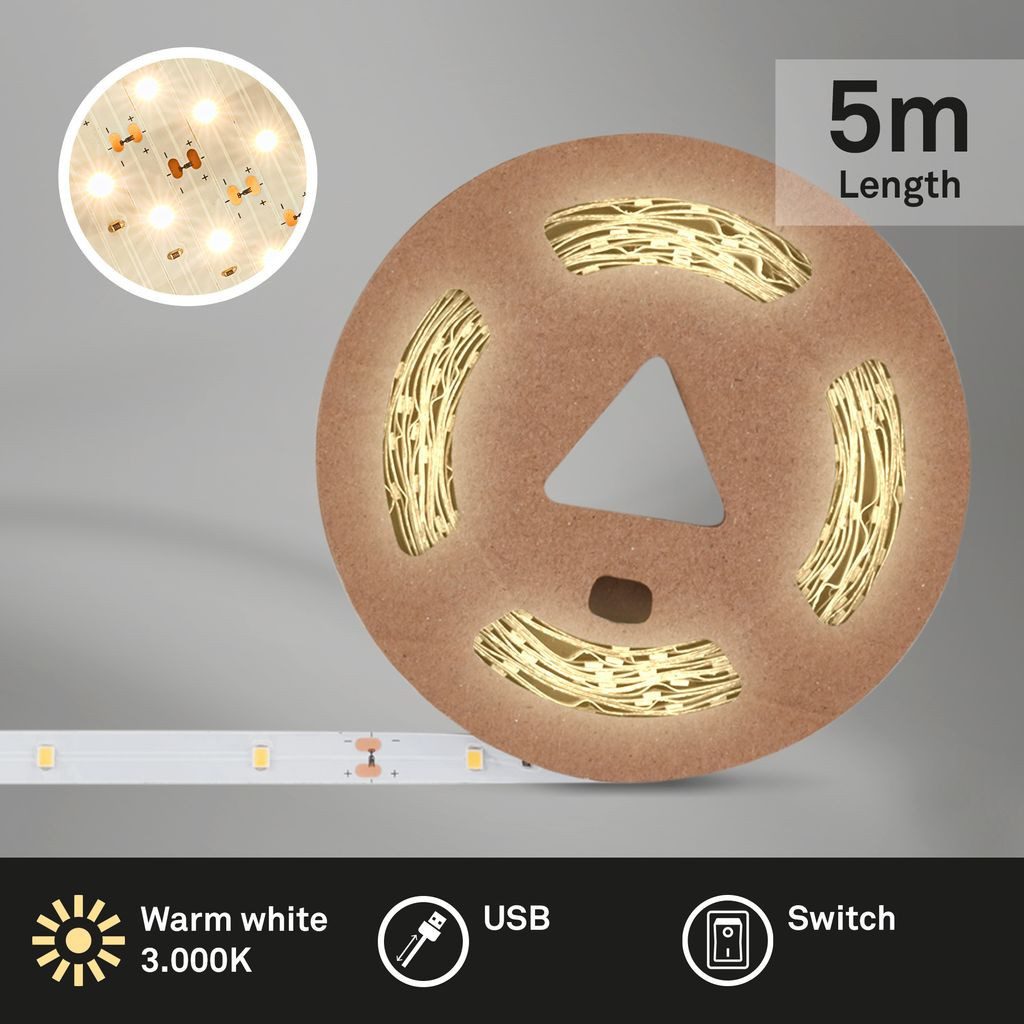 Briloner Leuchten LED-Streifen 2316150, 5-flammig günstig online kaufen