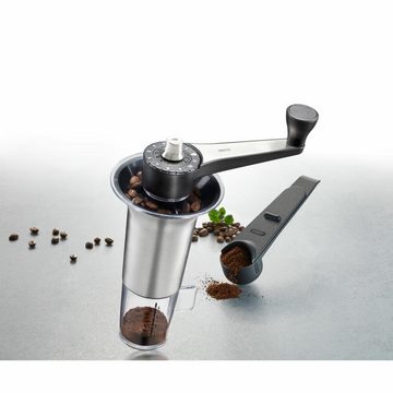 GEFU Kaffeemühle Lorenzo Bundle, Keramikmahlwerk, mit Kaffeemaß Moreno