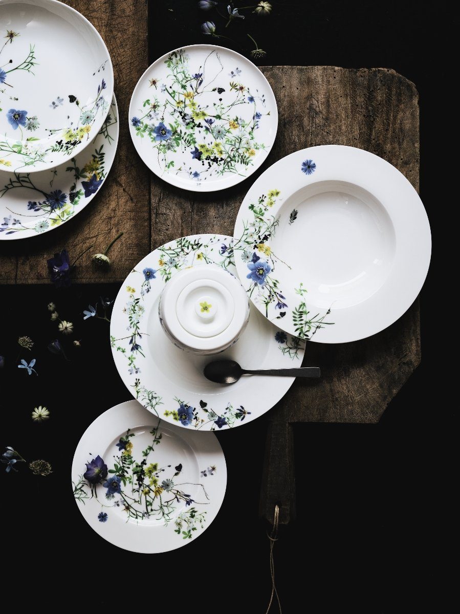 Rosenthal Speiseteller Brillance Fleurs des Alpes Speiseteller 27 cm, Teller Flach