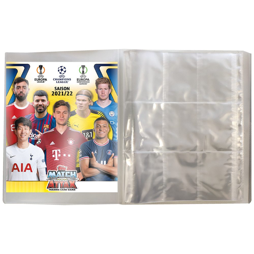 Topps Sammelkarte Champions League 21/22-Komplettsatz(491 Cards)+Mappe(ohne limitierte)