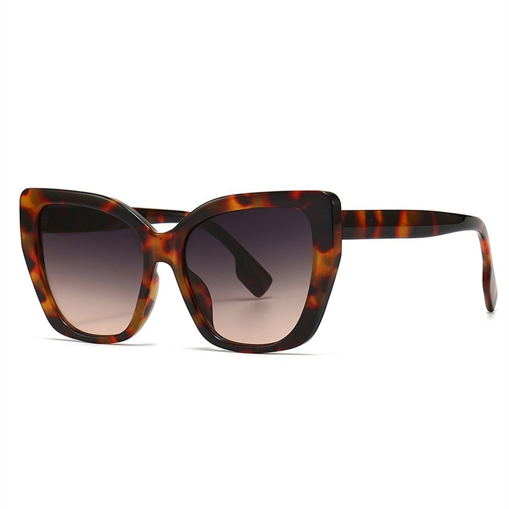 Rouemi Sonnenbrille Herren- und Damensonnenbrillen, modische Braun Outdoor-Sonnenbrillen