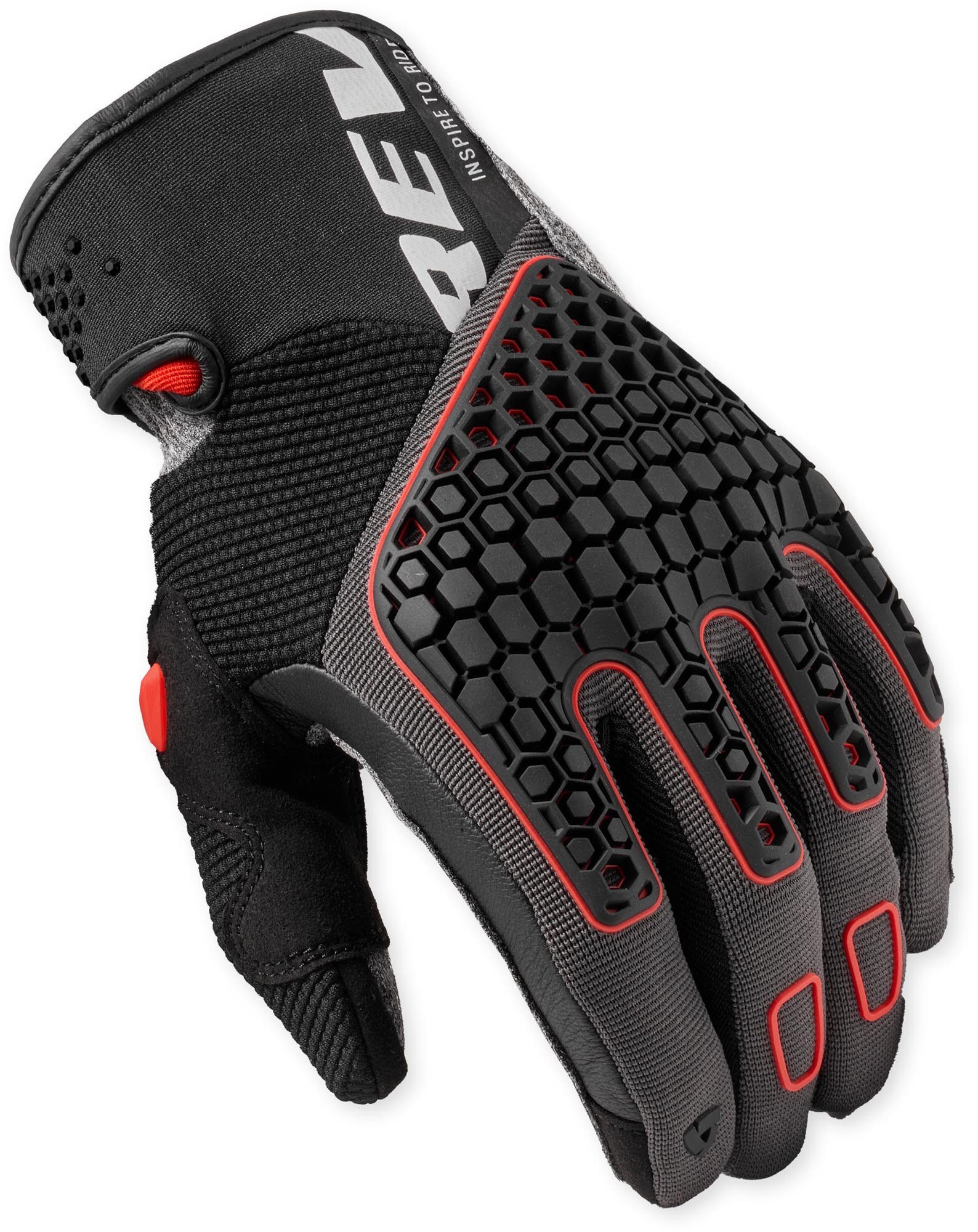 Revit Motorradhandschuhe Mangrove 2 Motorradhandschuhe reflektierende Elemente,kurze Stulpe,Touchscreenbedienung möglich