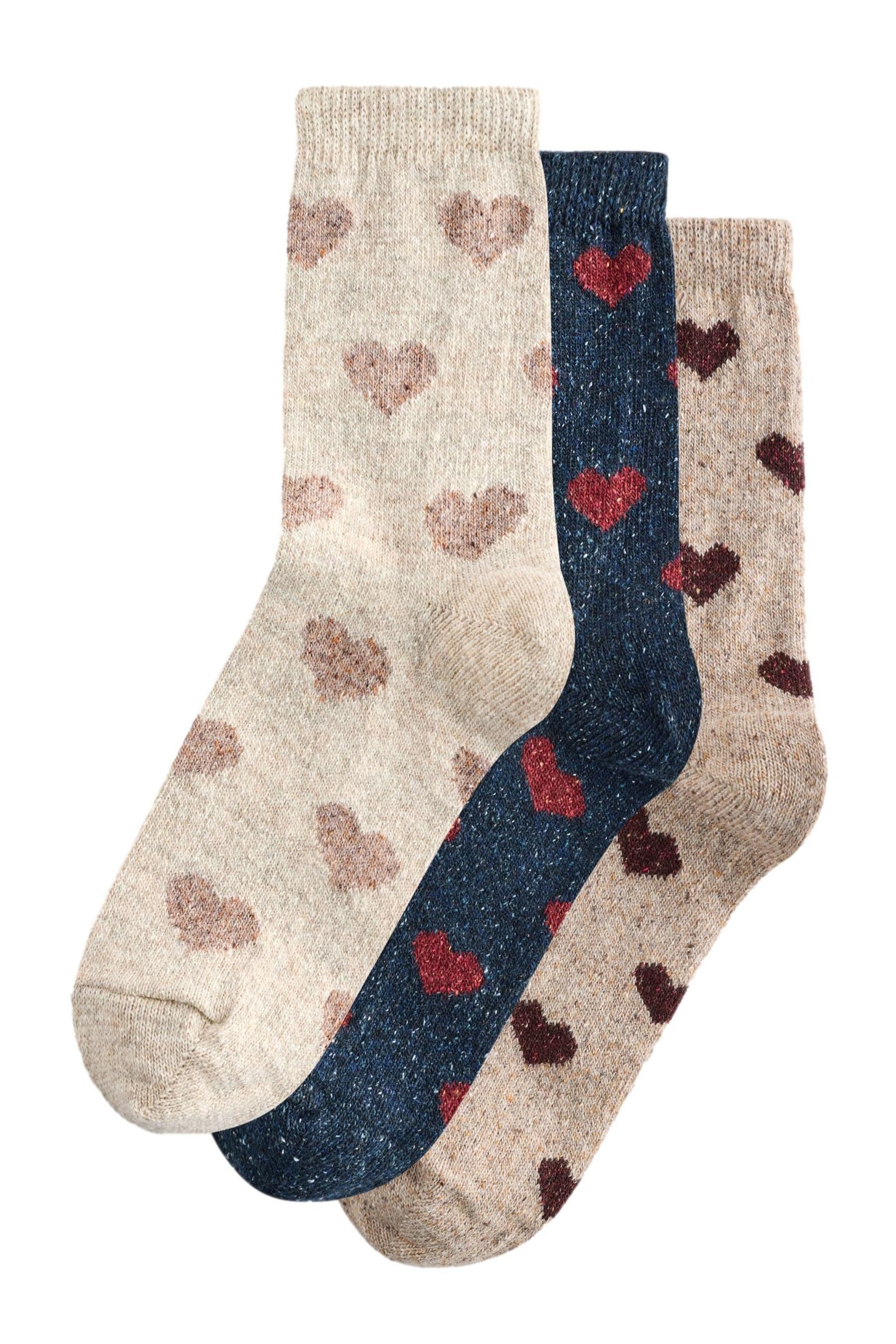 Thermosocken Söckchen mit Wolle, 3er-Pack