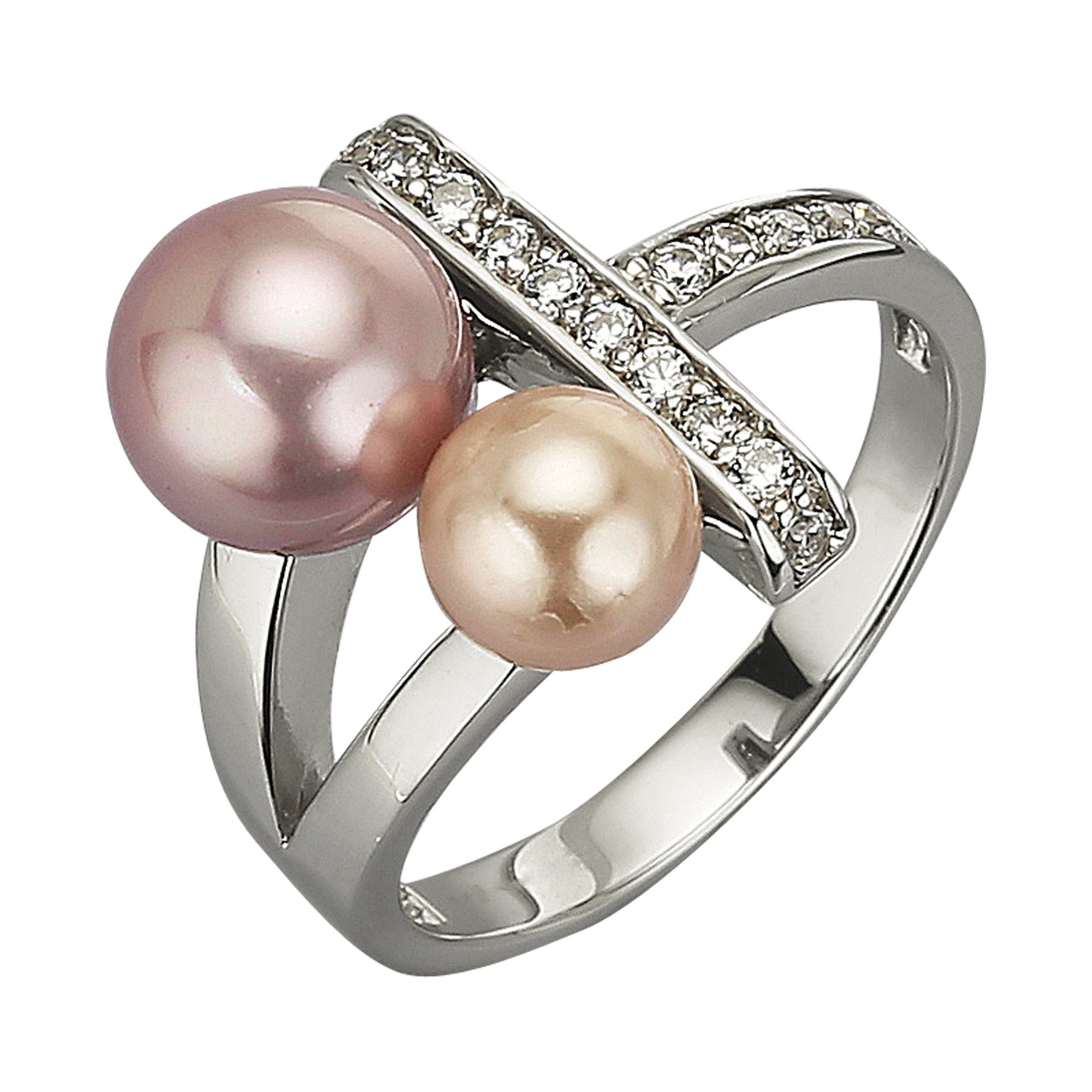 Zeeme Fingerring Silber 925 mit 2 günstig online kaufen