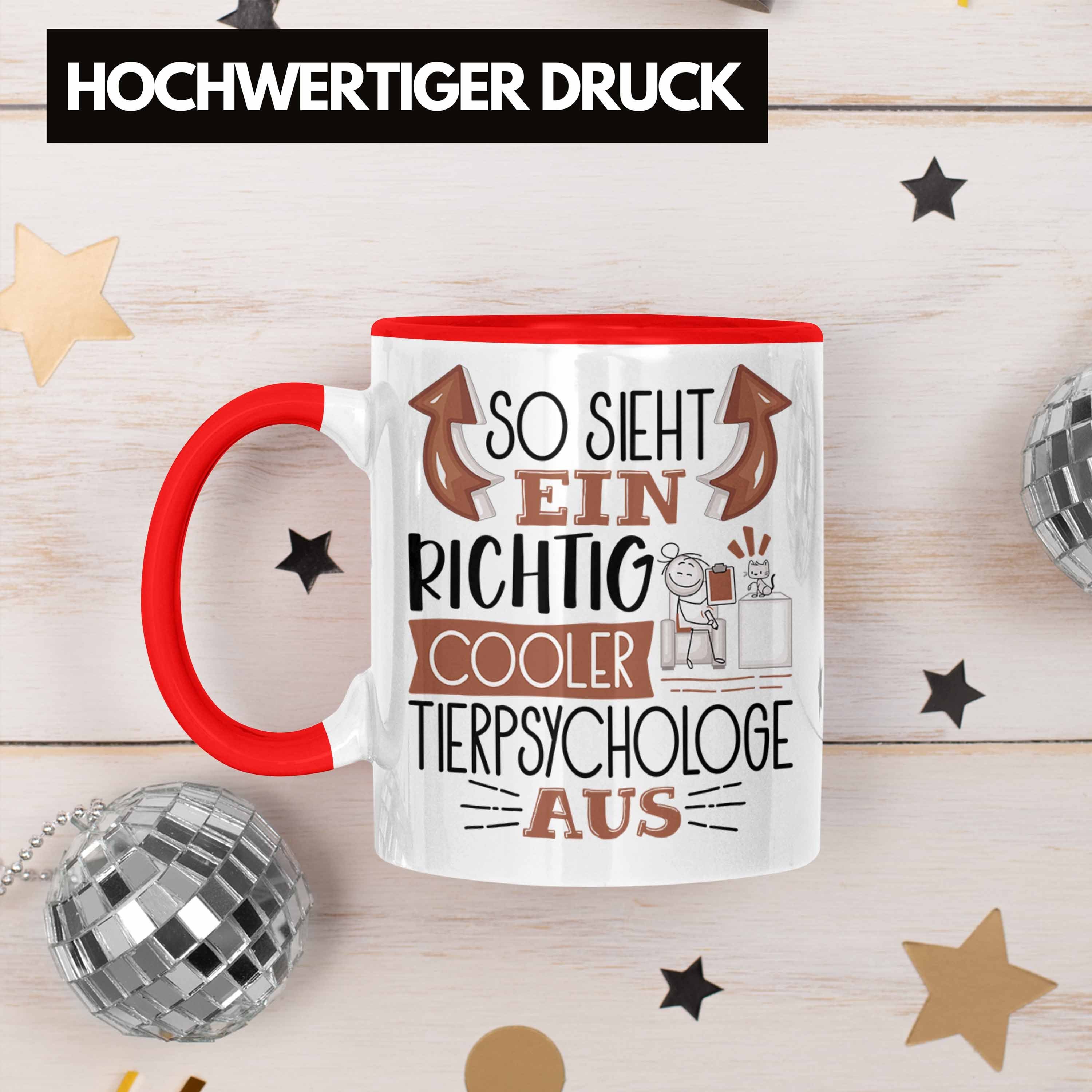 Sieht Richtig Tasse Aus Trendation Ge Cooler Tierpsychologe So Tasse Rot Tierpsychologe Ein