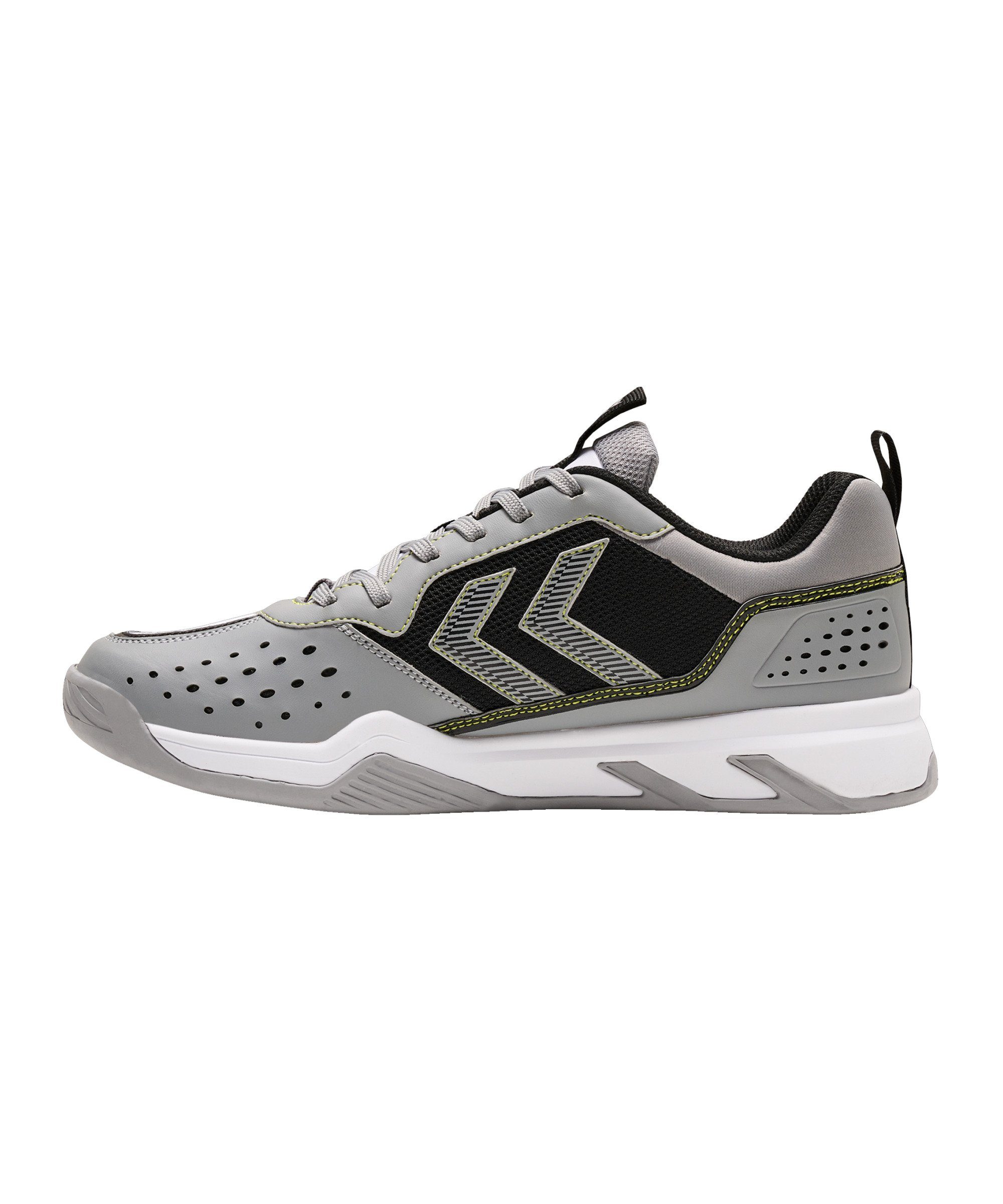 hummel GG12 grauschwarzweiss Uruz Handballschuhe Hallenschuh