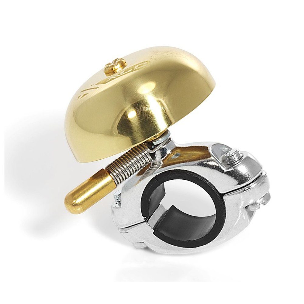 XLC Fahrradklingel Miniglocke Retro Messing