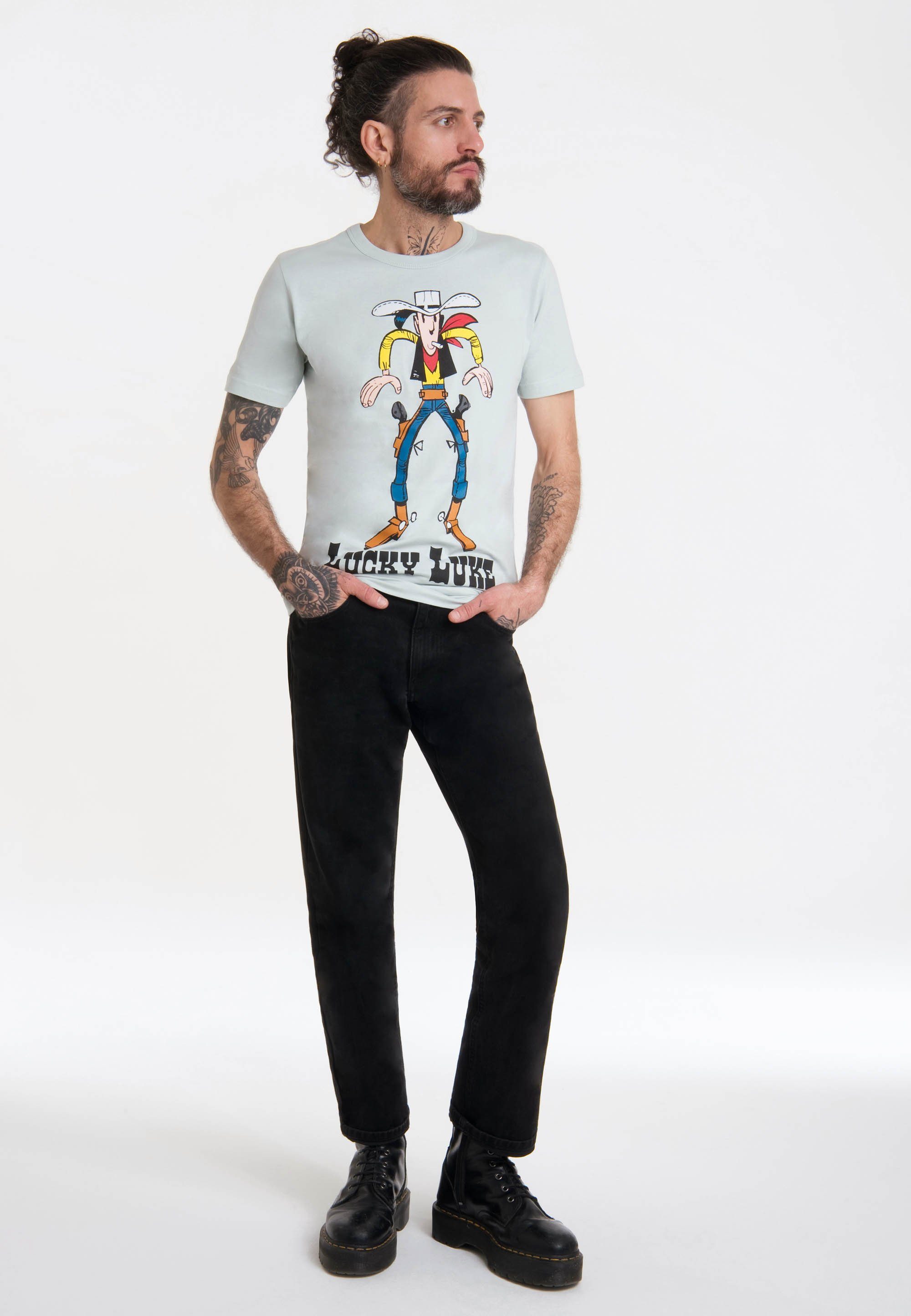 LOGOSHIRT T-Shirt Lucky Luke mit angesagtem günstig online kaufen