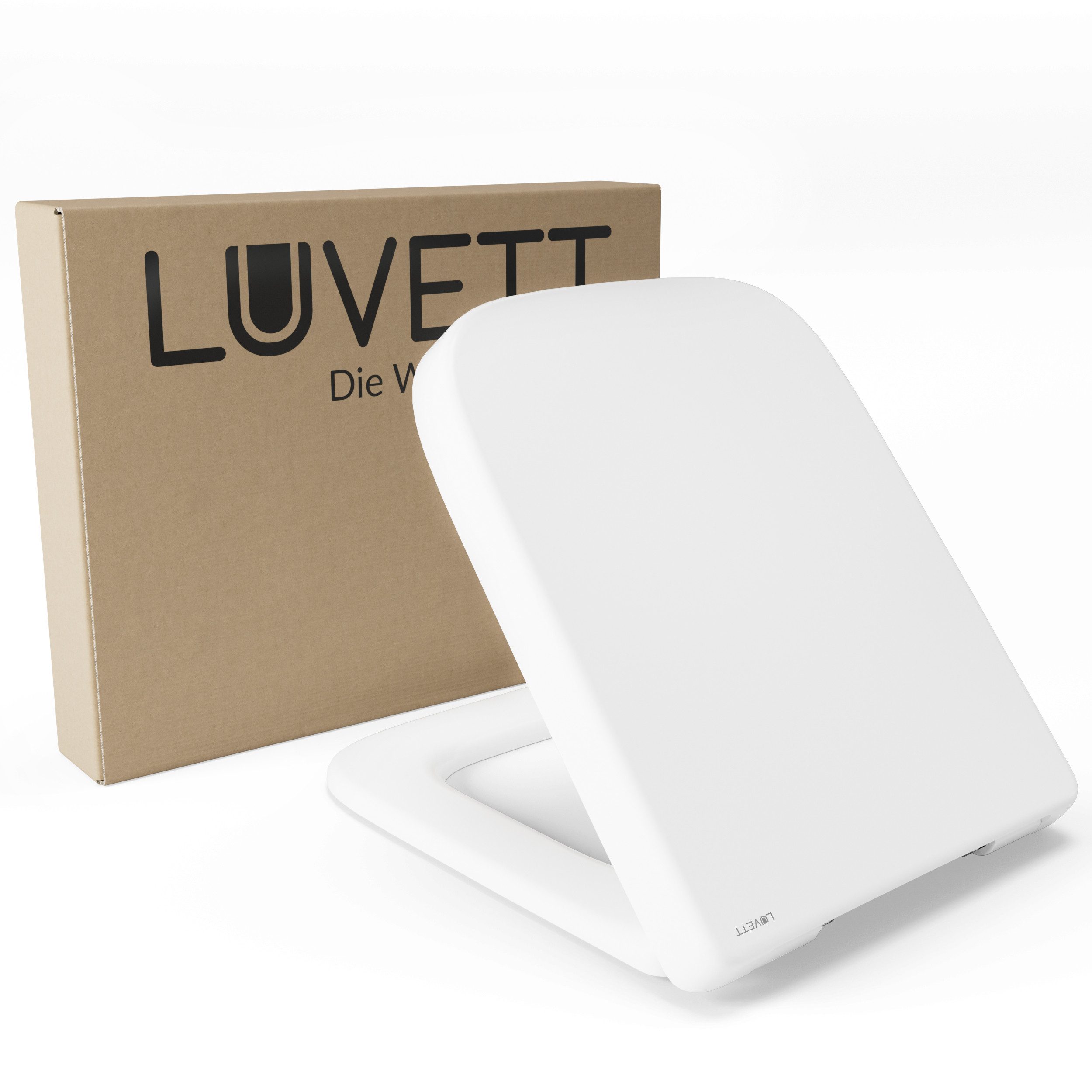 LUVETT WC-Sitz Premium Oval, D-Form, Eckig günstig online kaufen