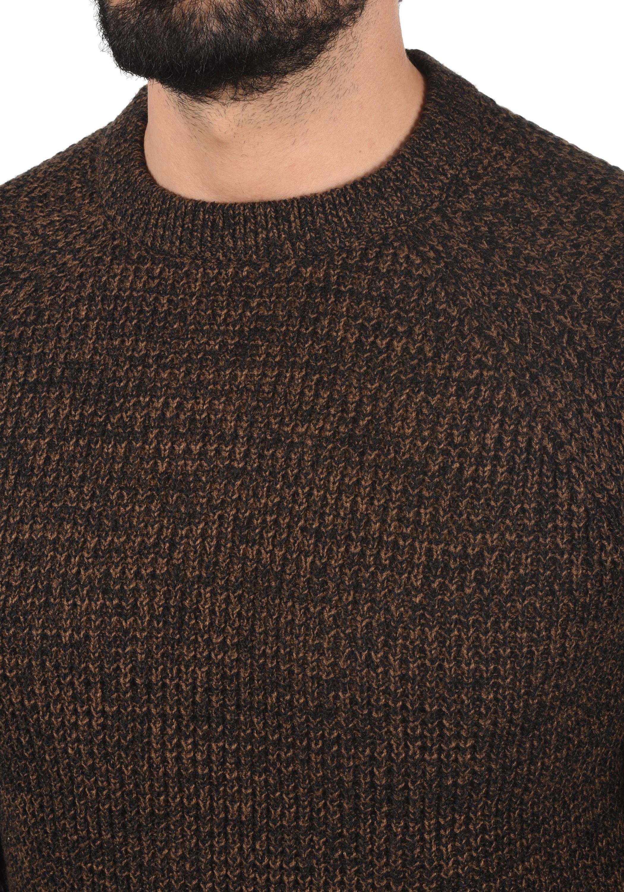 Blend Strickpullover BHCarrizal Stilvoller Grobstrick-Pullover mit Rundhalsausschnitt