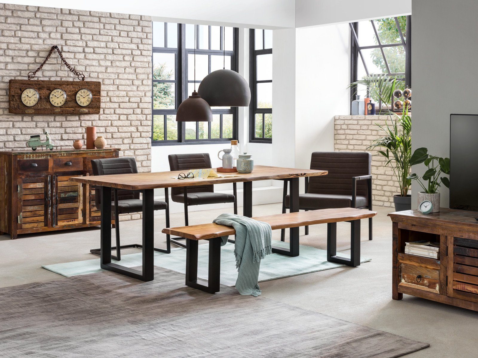 massivum Esszimmerstuhl Armlehnstuhl XXL Wellington günstig online kaufen