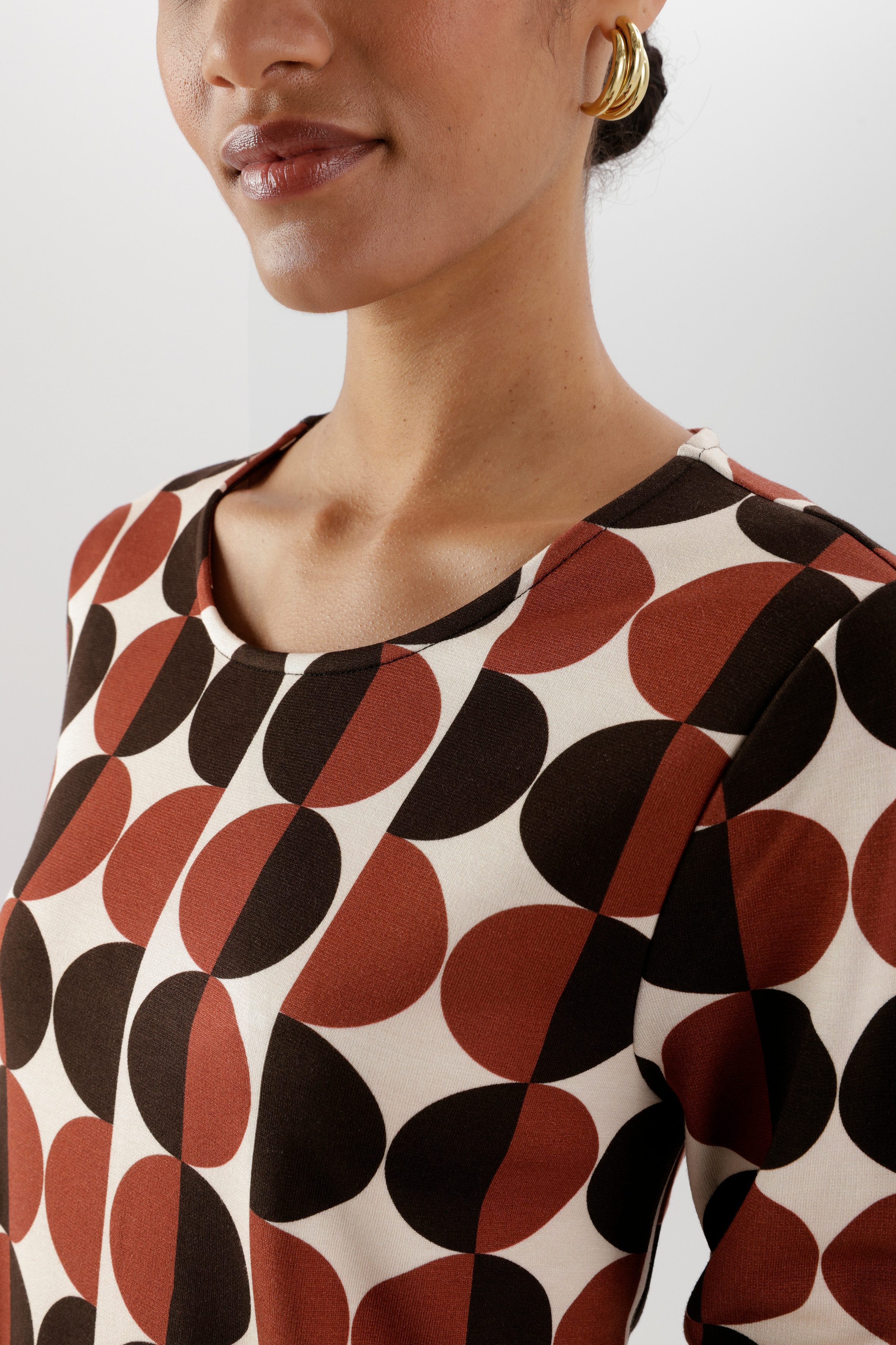 Aniston SELECTED Jerseykleid in leichter A-Linien-Form - NEUE KOLLEKTION