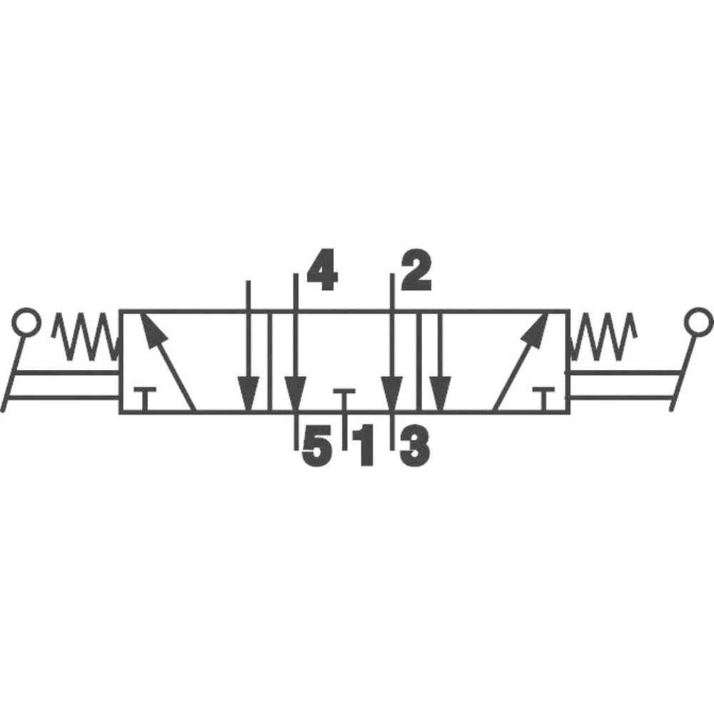 Norgren Druckluftgeräte-Set Norgren Mechanischbetätigtes Gehäusemateri X3347802 Pneumatik-Ventil