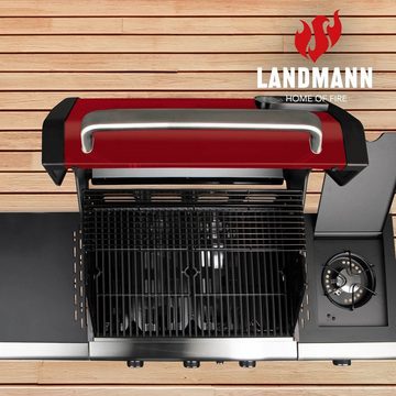 LANDMANN Gasgrill Triton PTS 3.1 cooK doppelwandigem Deckel 140x120x57cm