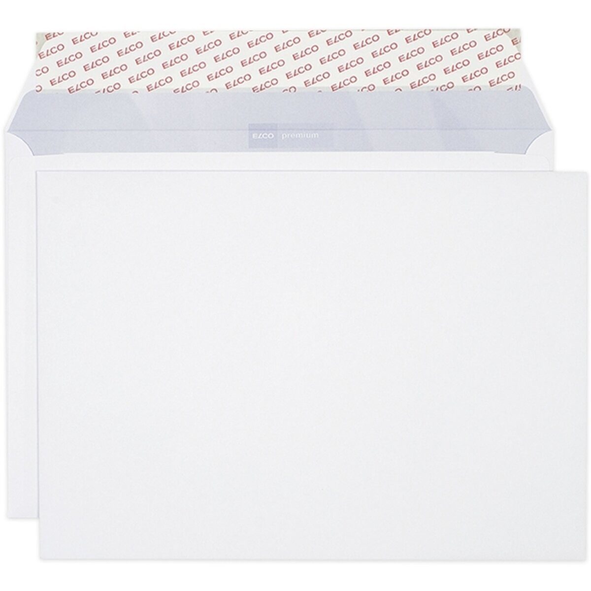ELCO Briefumschlag Briefumschläge Office Box C4 hochweiß Haftklebung Innendruck 120 g/qm