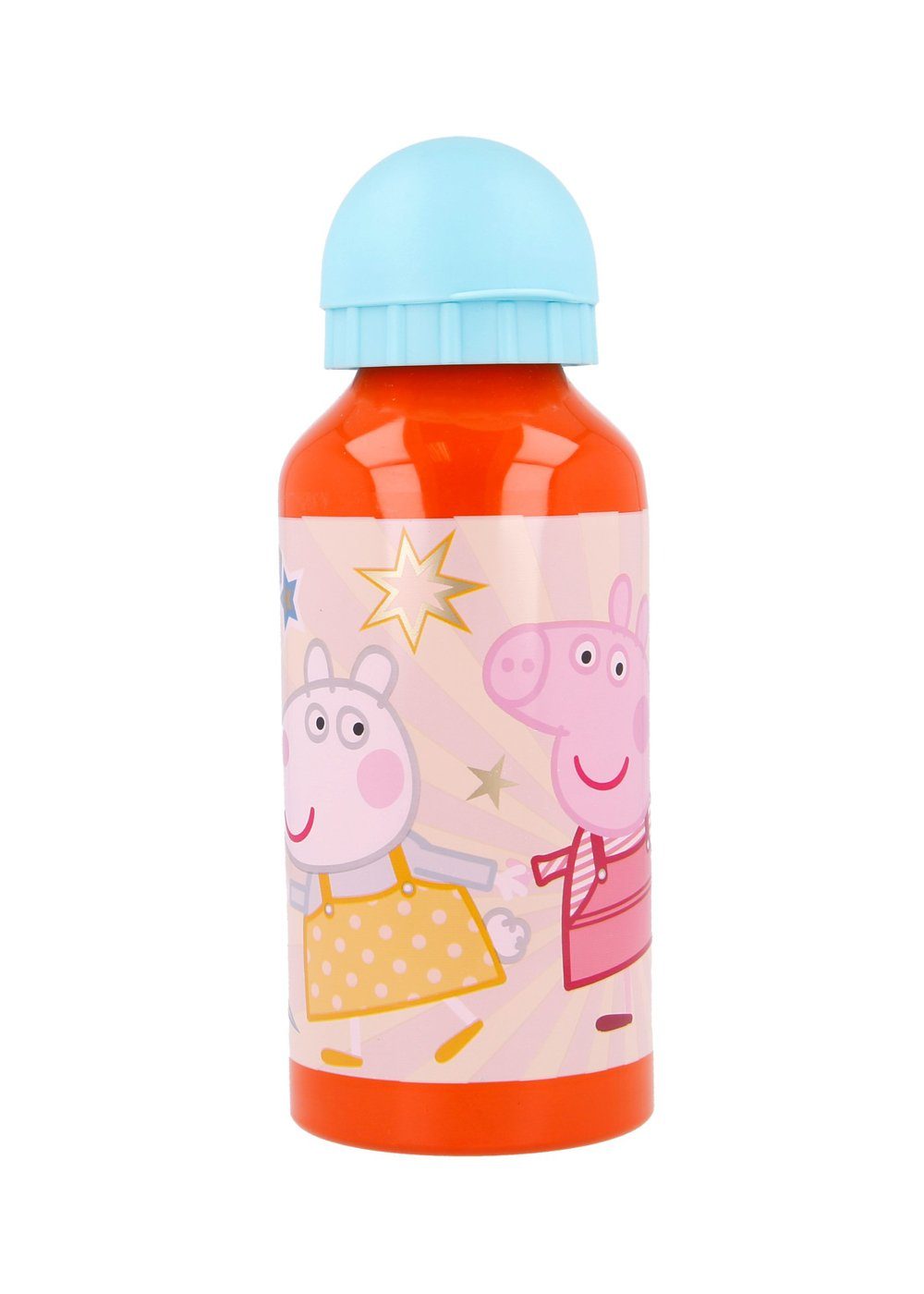 Peppa Pig Lunchbox + Premium Wutz, 2-tlg) (SET, Peppa Sportflasche Alu-Trinkflasche Brotdose Lunch-Set