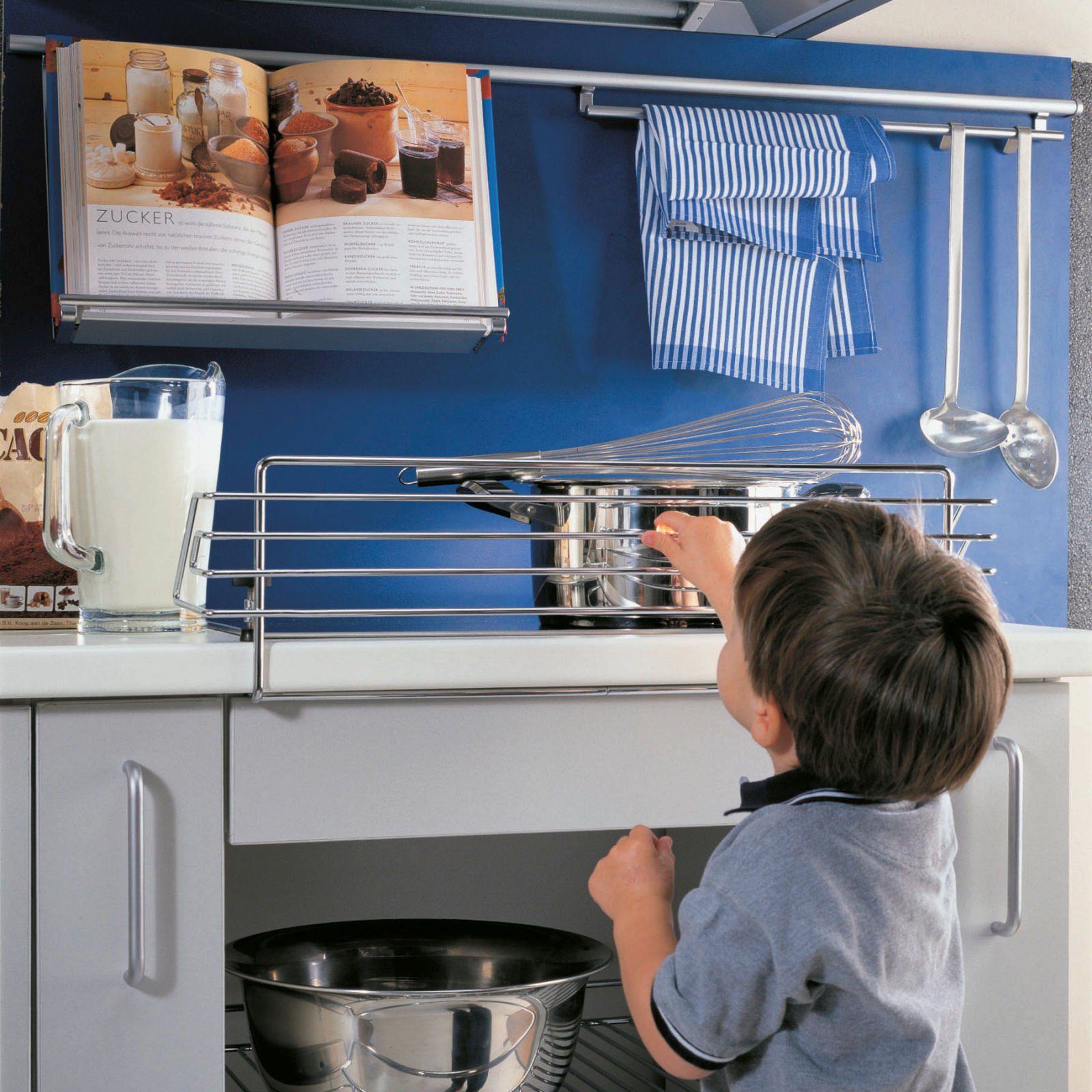 SO-TECH® Herdschutzgitter, Herd-Kindersicherung aufklemmbar für 60er ...