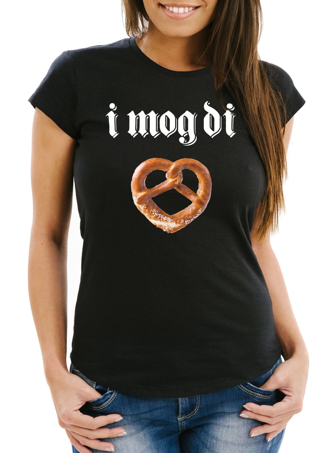 MoonWorks Print-Shirt Damen T-Shirt I mog günstig online kaufen