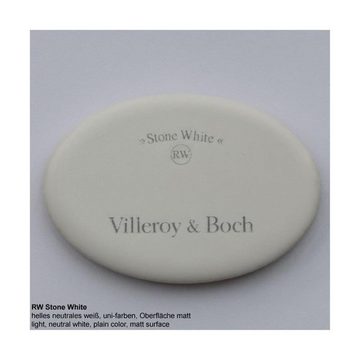 Villeroy & Boch Küchenspüle Villeroy & Boch Siluet 50 mit Handbetätigung RW Stone White, 90/51 cm