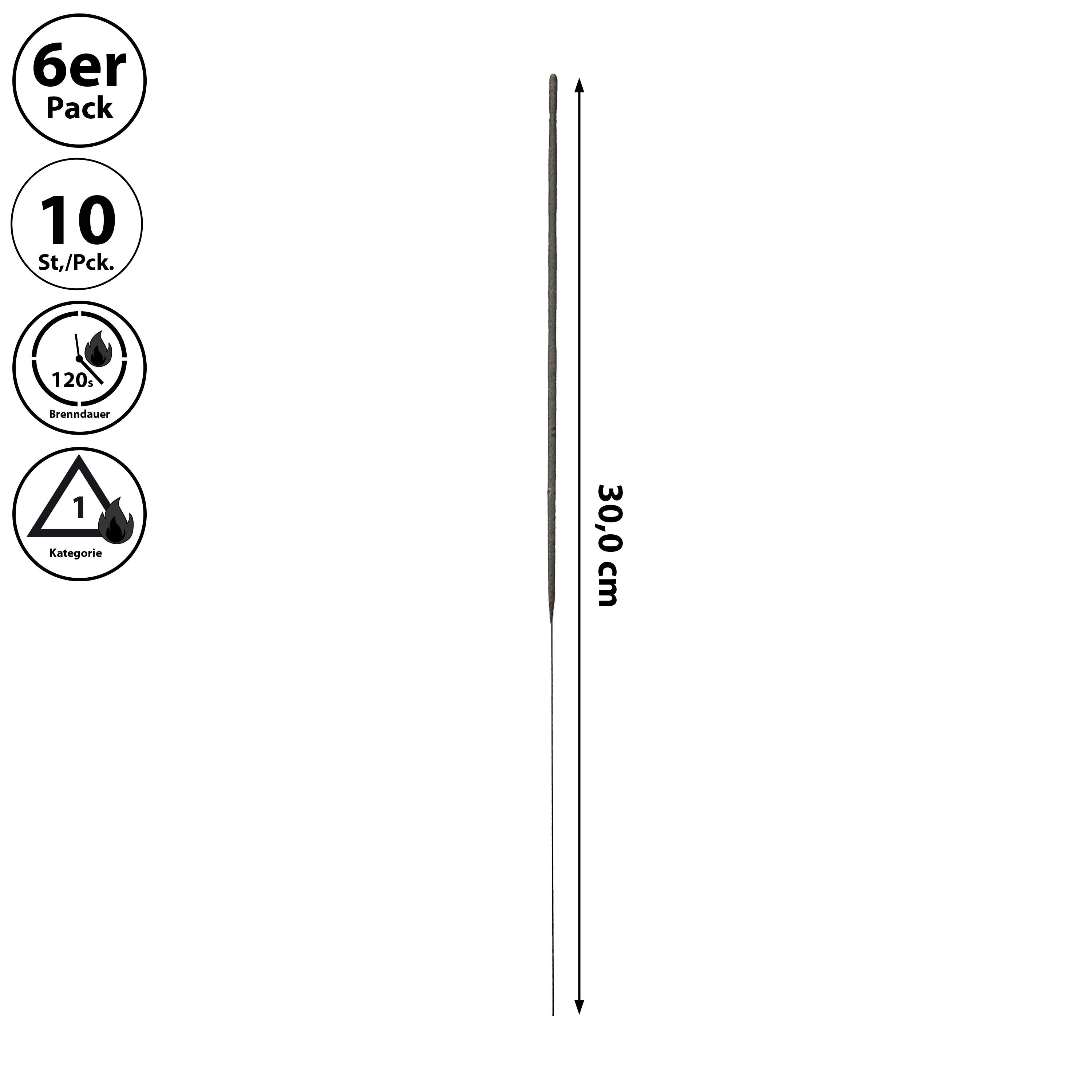 CEPEWA Geburtstagskerze Wunderkerzen XXL 60er Pack Brenndauer 120 Sek. L36c günstig online kaufen