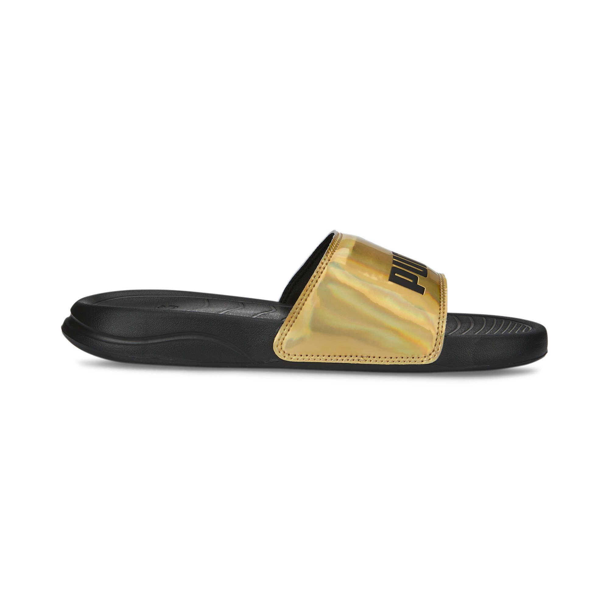 Iridescent Metallic Popcat 20 PUMA Damen Black Sandale Iridescent Slides