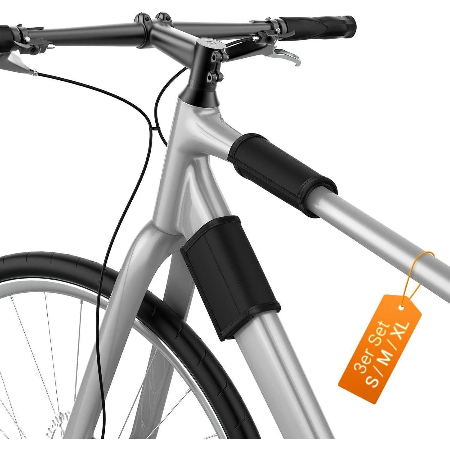 LuxusKollektion Fahrradrahmen Rahmenschutz Fahrradträger Carbonrahmen Befestigung S M XL 3 Stücke