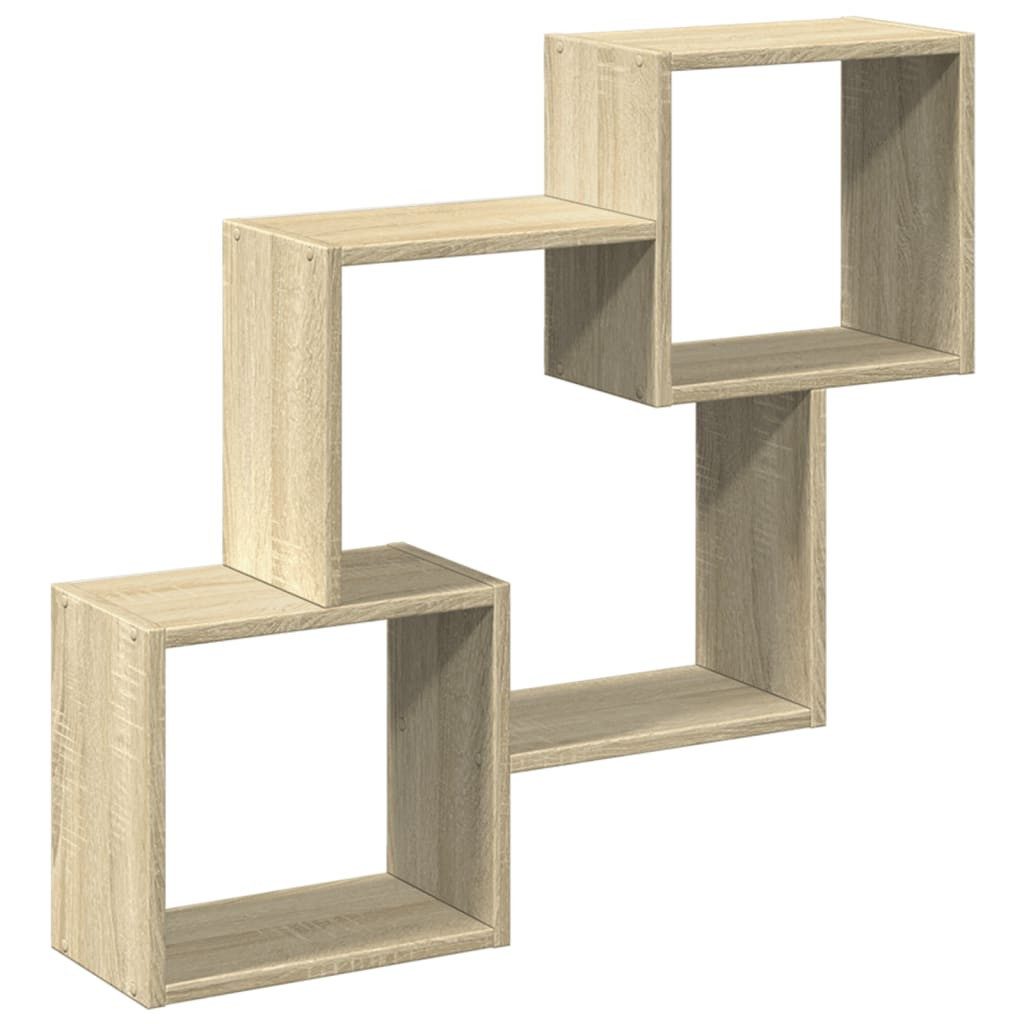 vidaXL Regal Wandschrank 78x18x71 cm Sonoma günstig online kaufen