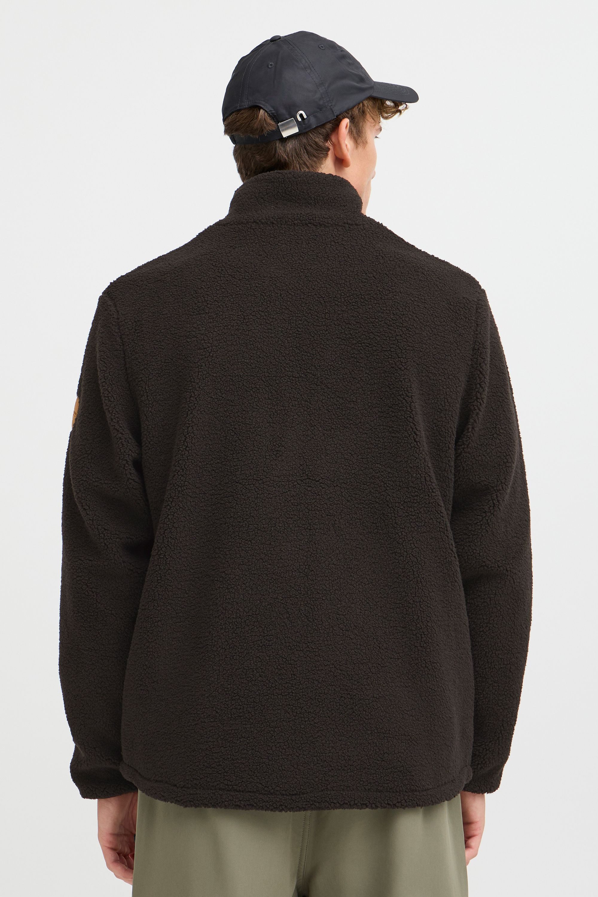 North Bend Fellimitatjacke NBSam M Moderne Fleecejacke mit Reißverschlusstaschen
