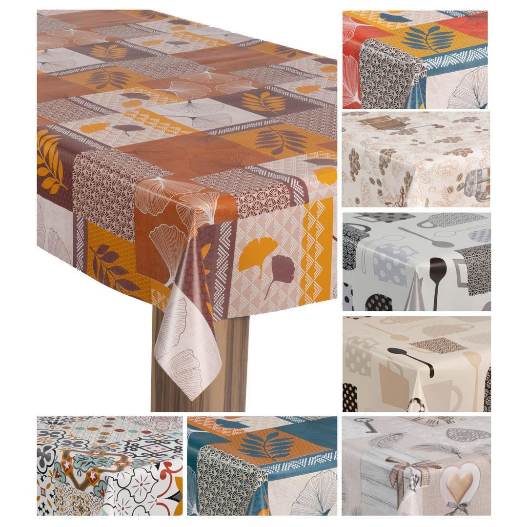 laro Tischdecke Wachstuch-Tischdecke Wachstischdecke Gartentischdecke günstig online kaufen