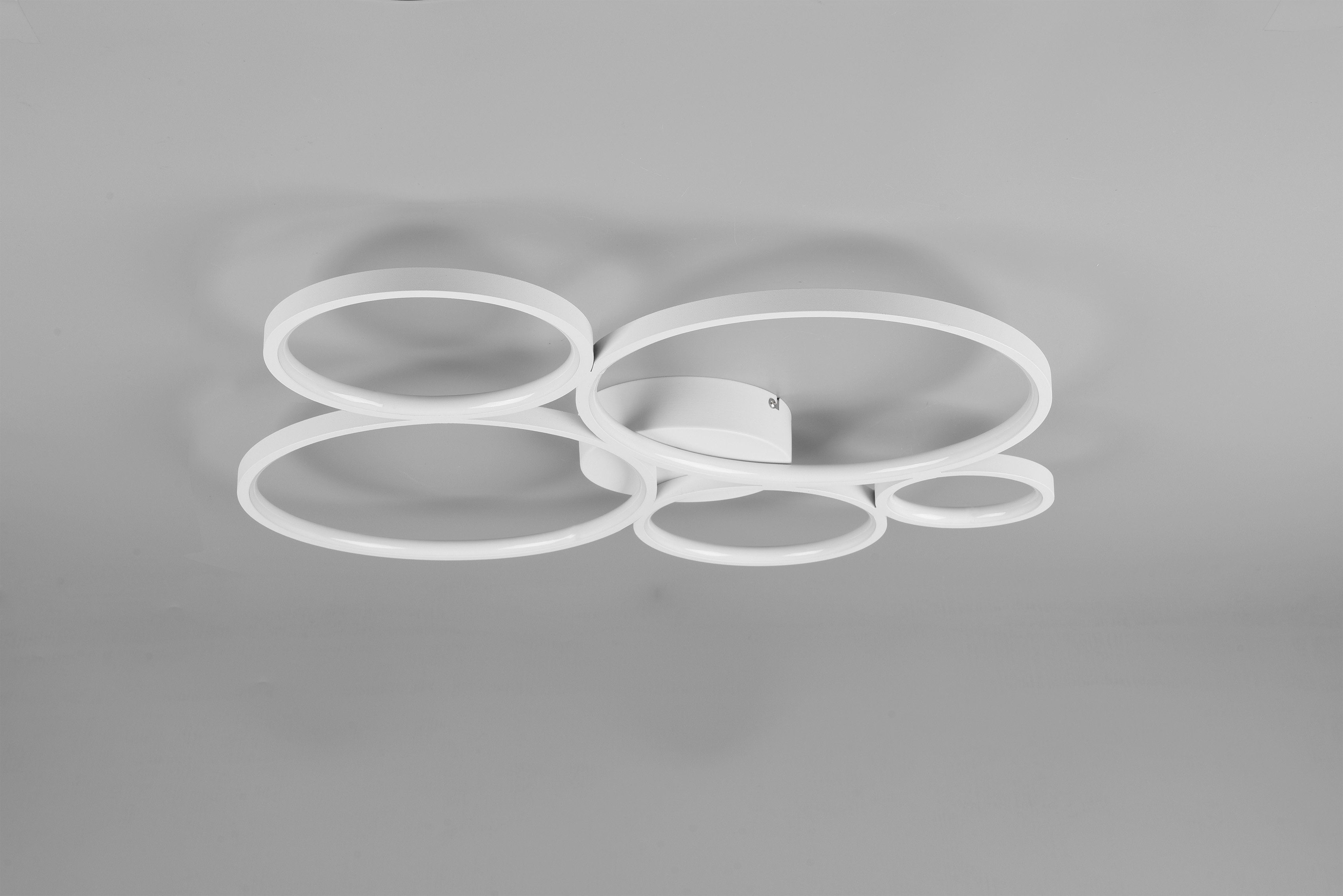 TRIO Leuchten LED Deckenleuchte Rondo, Dimmfunktion, LED fest integriert, Warmweiß, Decken- oder Wandlampe, LED warmweiß 3000K dimmbar per Wandschalter