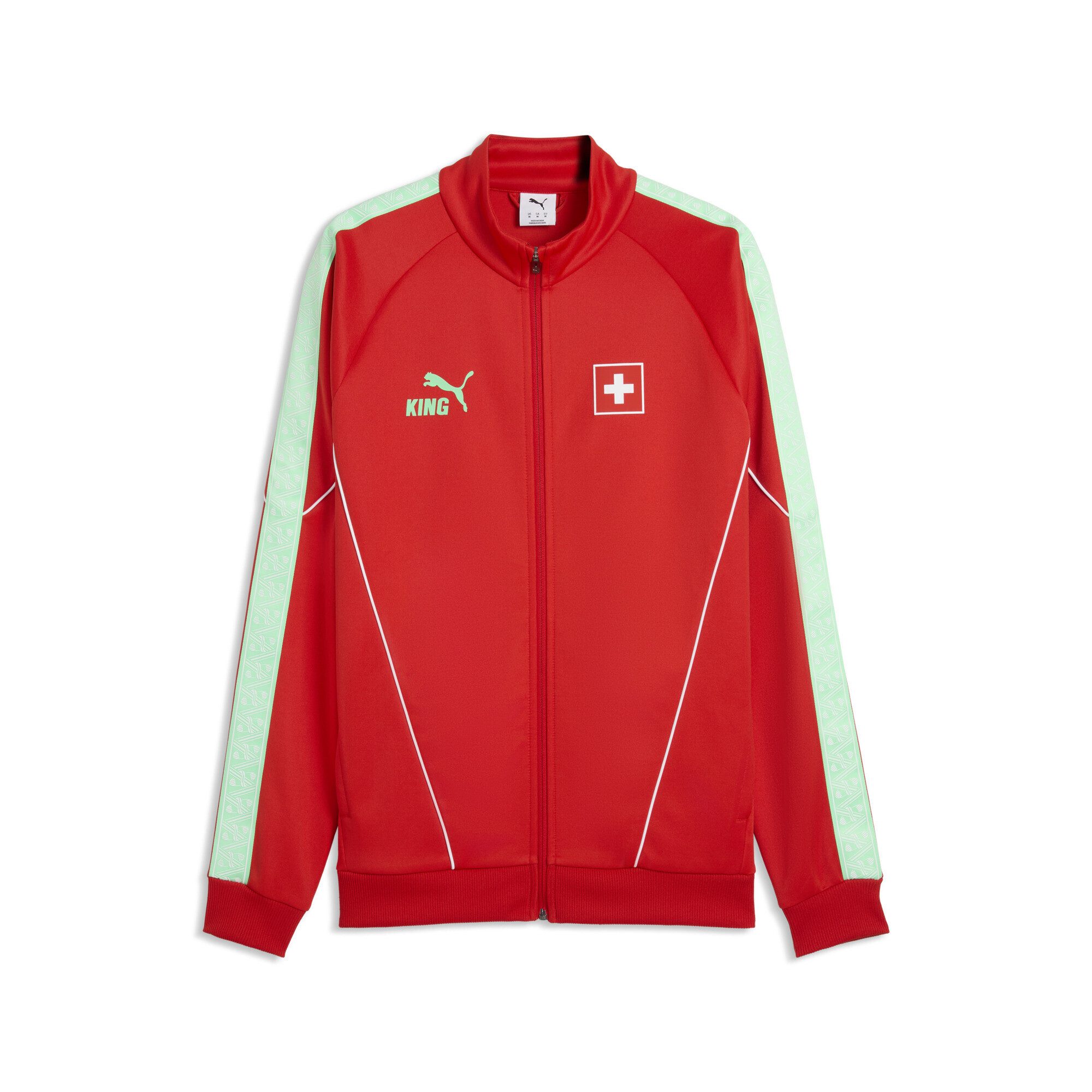 Sweatjacke Schweiz KING Anthem Jacke Herren