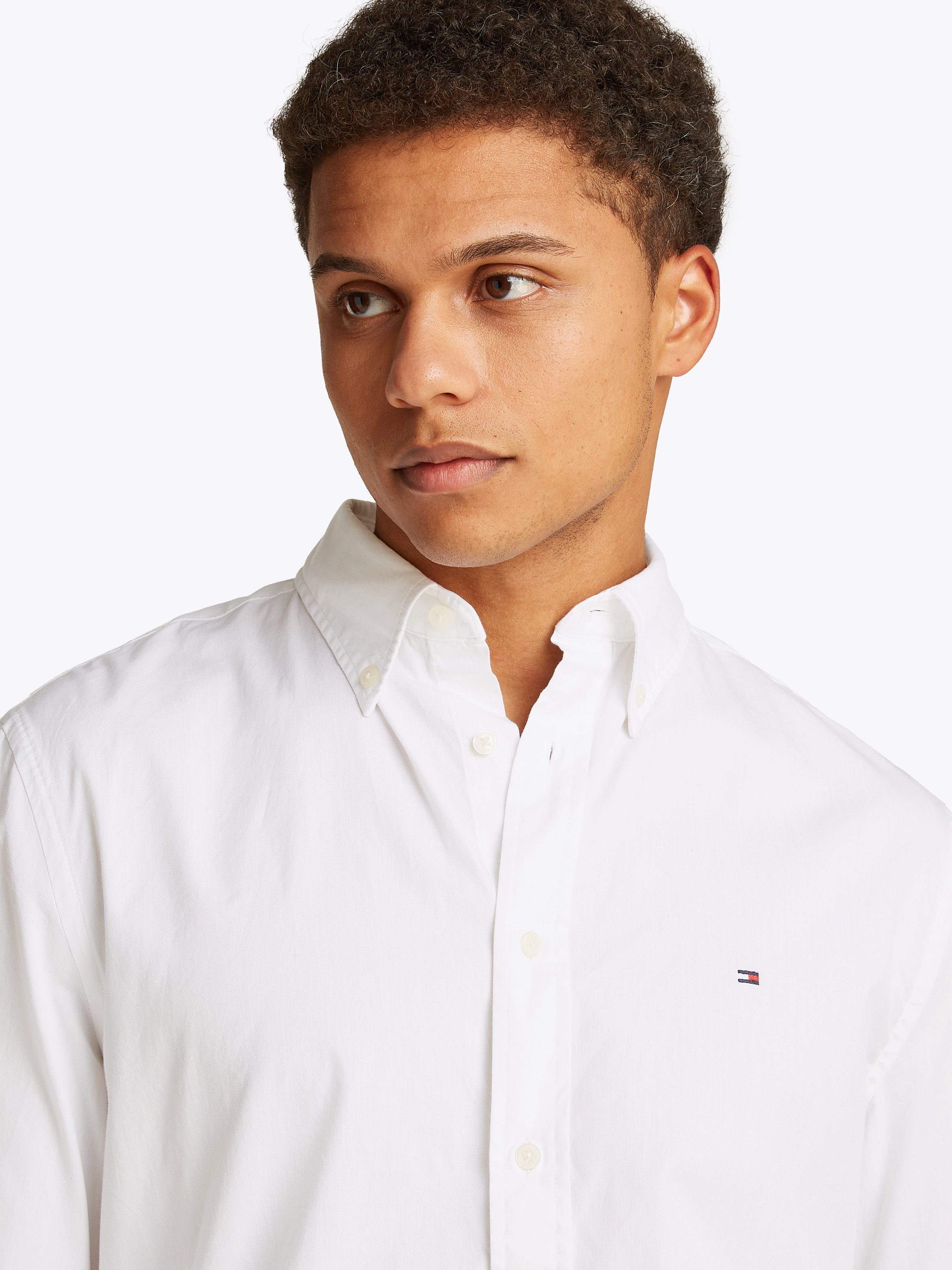 Tommy Hilfiger Langarmhemd CORE FLEX POPLIN günstig online kaufen