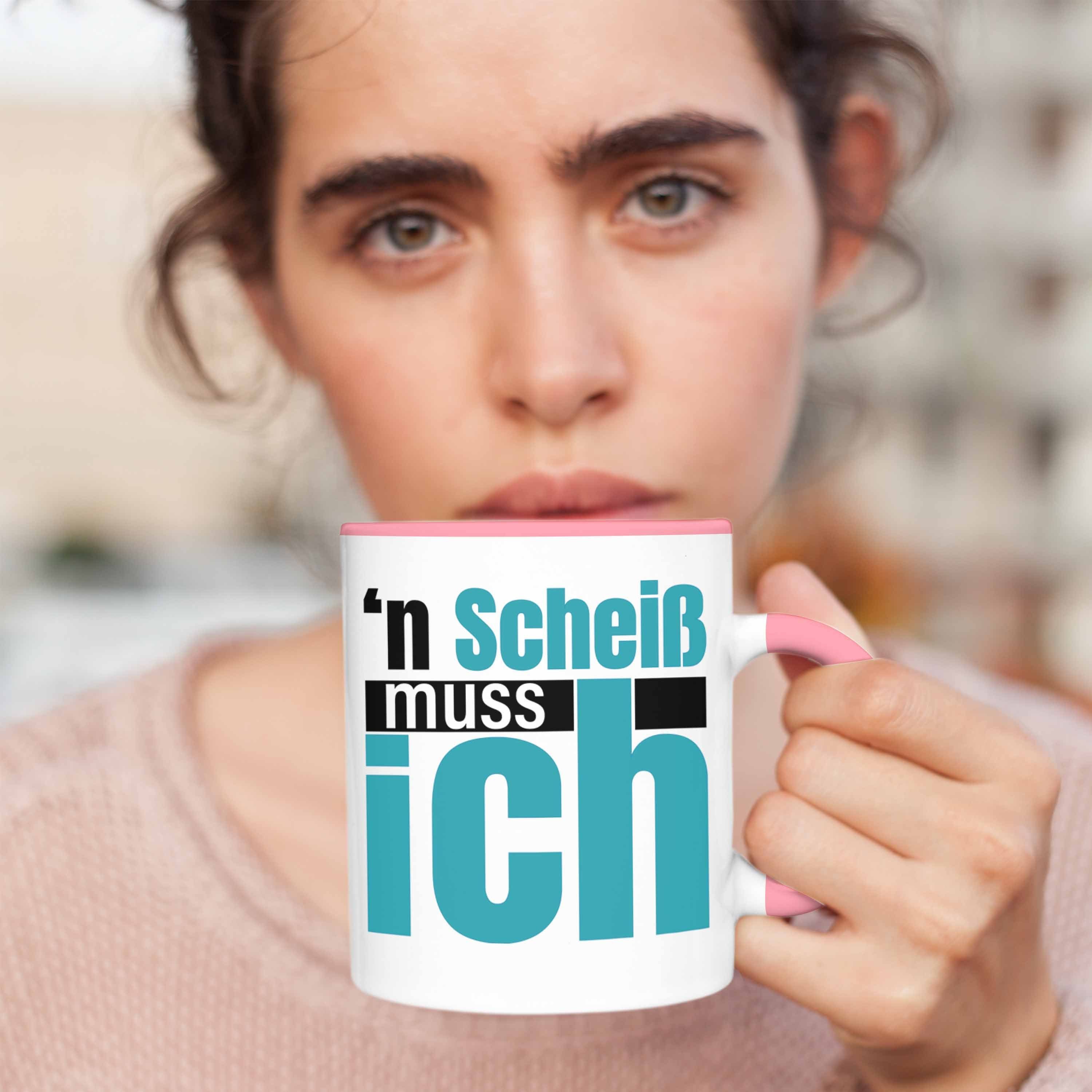 Arbeit Rosa Ich Kollege Muss Tasse Sprüche Trendation Sch Geschenk Trendation Beste N - Rebell Kollegin Büro Tasse für