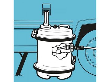 Wassertank Aquaroll 40L beige, Aquaroll Frischwasser Rolltank Wassertank Wasser Tank