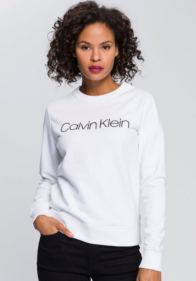 Calvin Klein Calvin LOGO Logo-Schriftzug Sweatshirt HWK LS mit Klein CORE