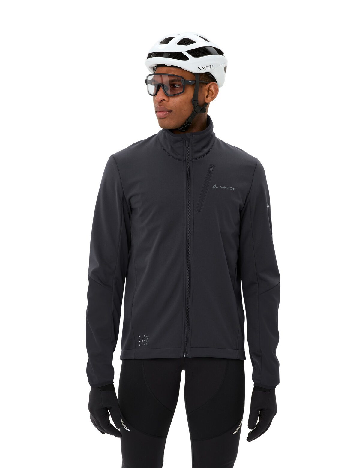 VAUDE Softshelljacke MEN'S MATERA SOFTSHELL JACKET II mit hoch schließendem Stehkragen, winddicht, atmungsaktiv